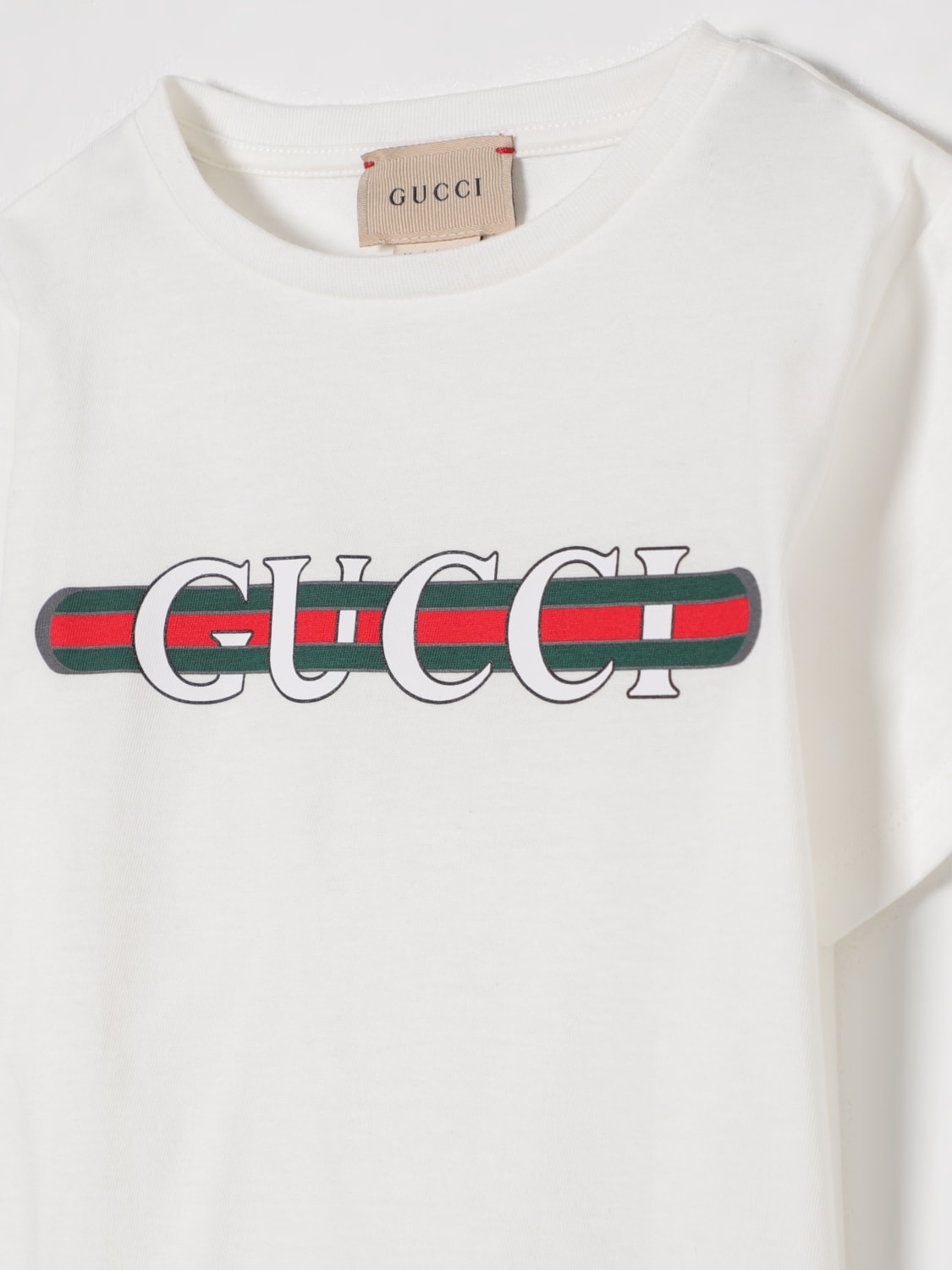 GUCCI T-SHIRT: T-shirt kinder Gucci, Weiß - Img 3