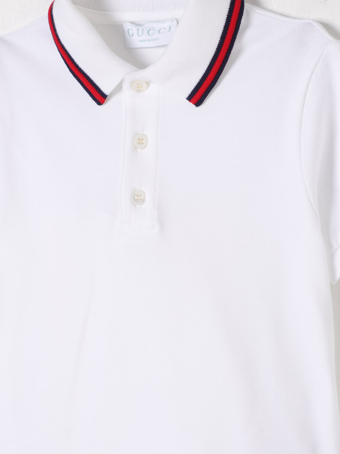 GUCCI POLO: Polo kinder Gucci, Weiß - Img 3