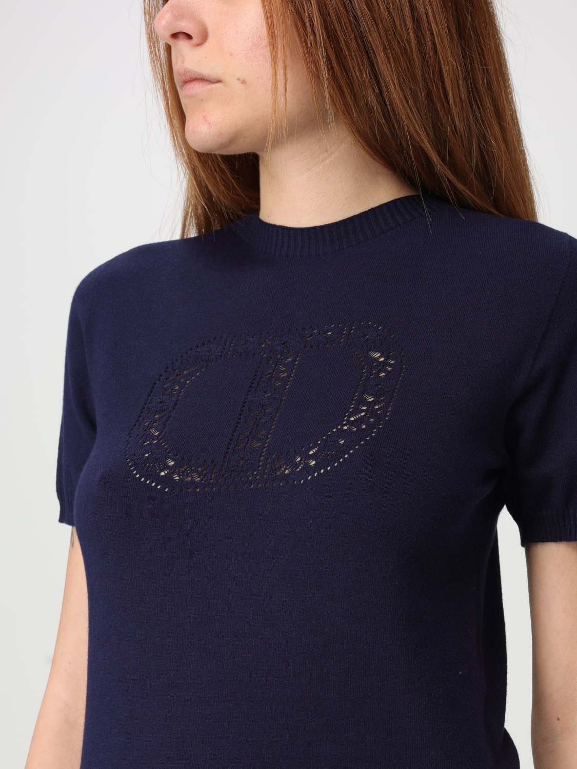 TWINSET PULLOVER: Pullover damen Twinset, Blau - Img 3