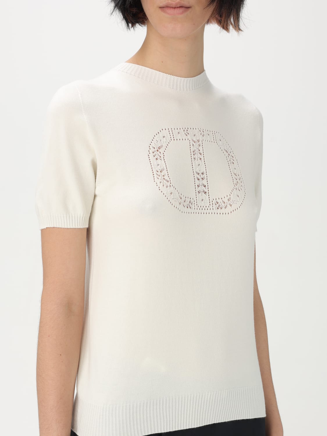 TWINSET JERSEY: Jersey mujer Twinset, Hielo - Img 3