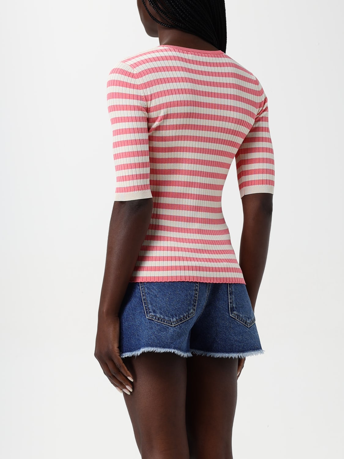 TWINSET SWEATER: Sweater woman Twinset, Peach - Img 2