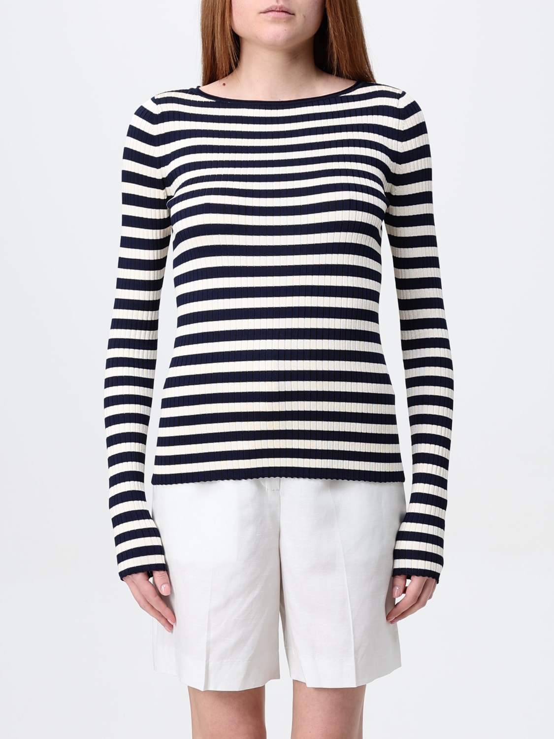 TWINSET SWEATER: Sweater woman Twinset, Blue - Img 1