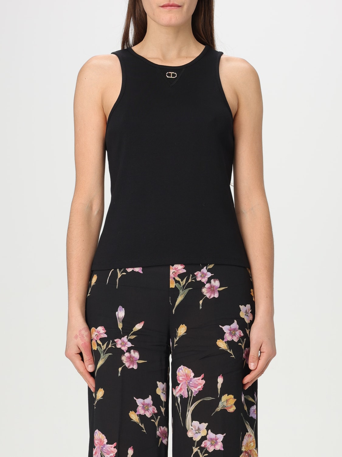 TWINSET 上衣: 上衣 女士 Twinset, 黑色 - Img 1