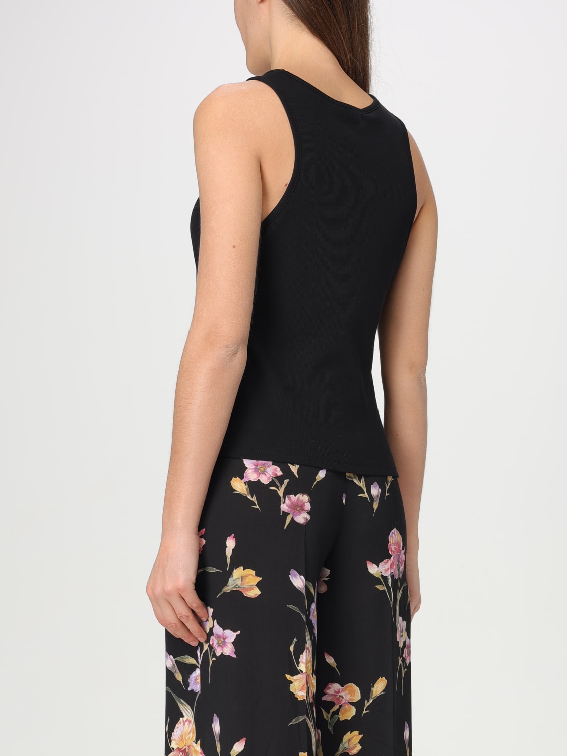 TWINSET 上衣: 上衣 女士 Twinset, 黑色 - Img 2