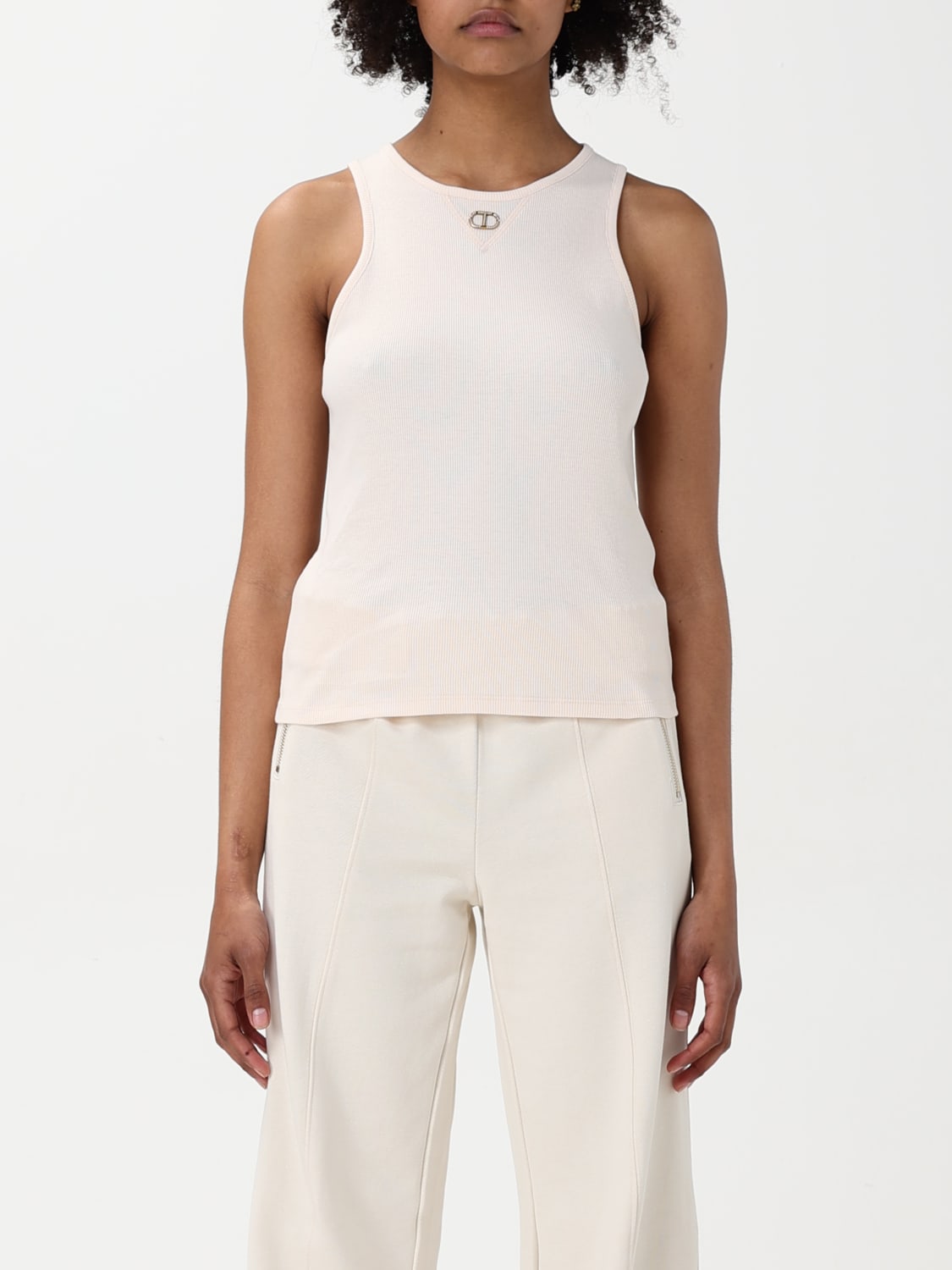 TWINSET TOP: Top femme Twinset, Rose - Img 1
