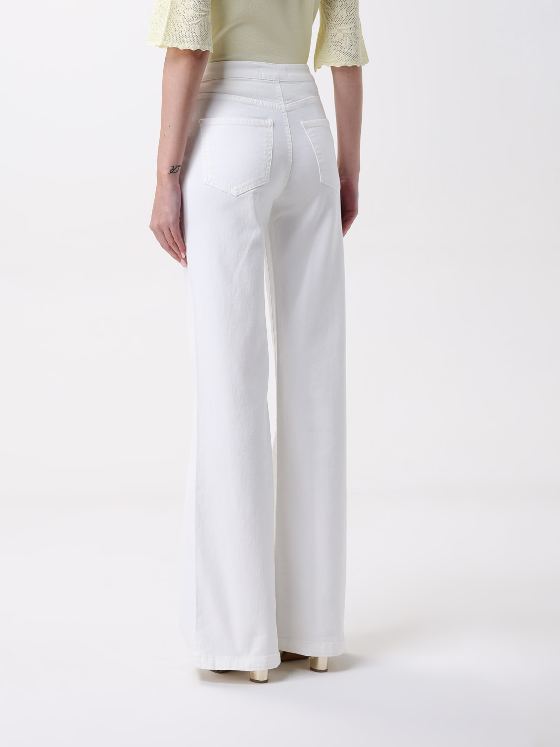 TWINSET PANTALON: Pantalon femme Twinset, Glace - Img 2
