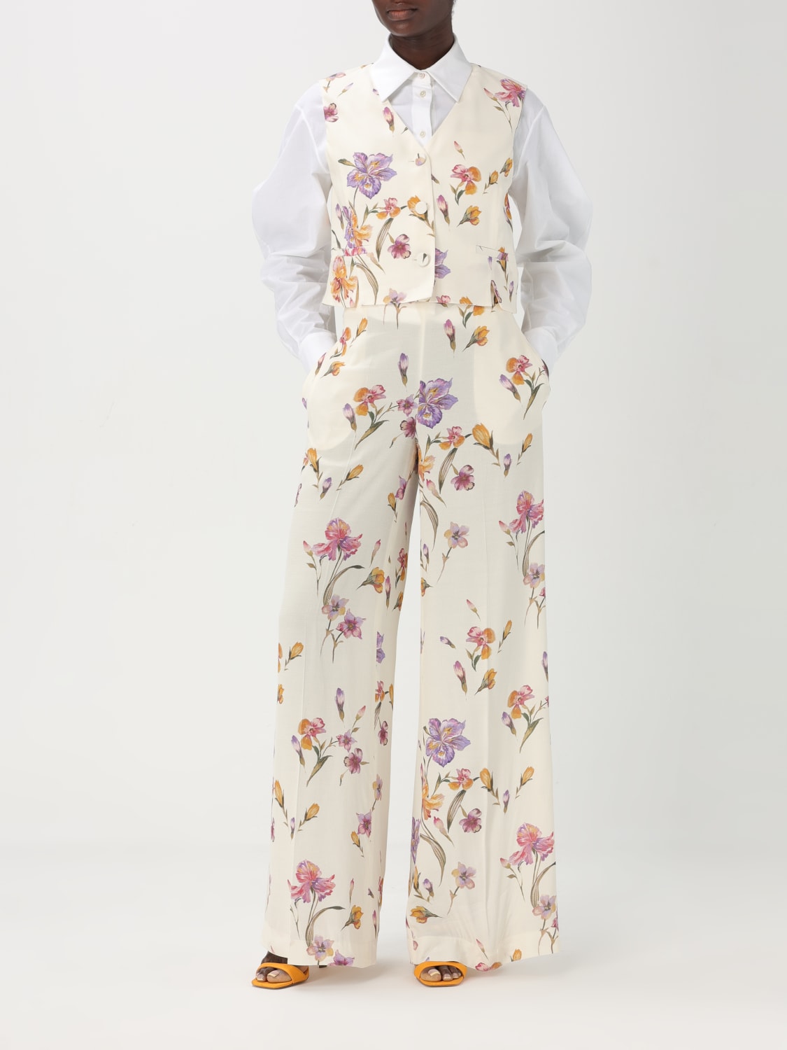 TWINSET GILET: Blazer femme Twinset, Multicolore - Img 2