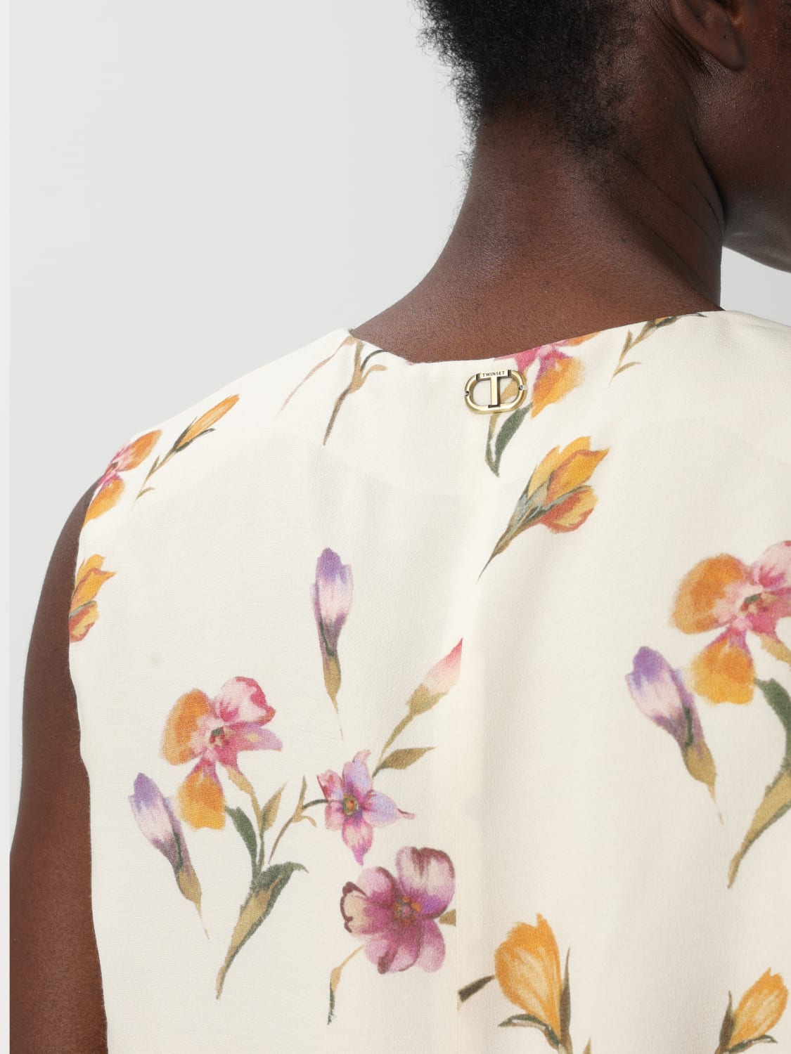 TWINSET GILET: Blazer femme Twinset, Multicolore - Img 4