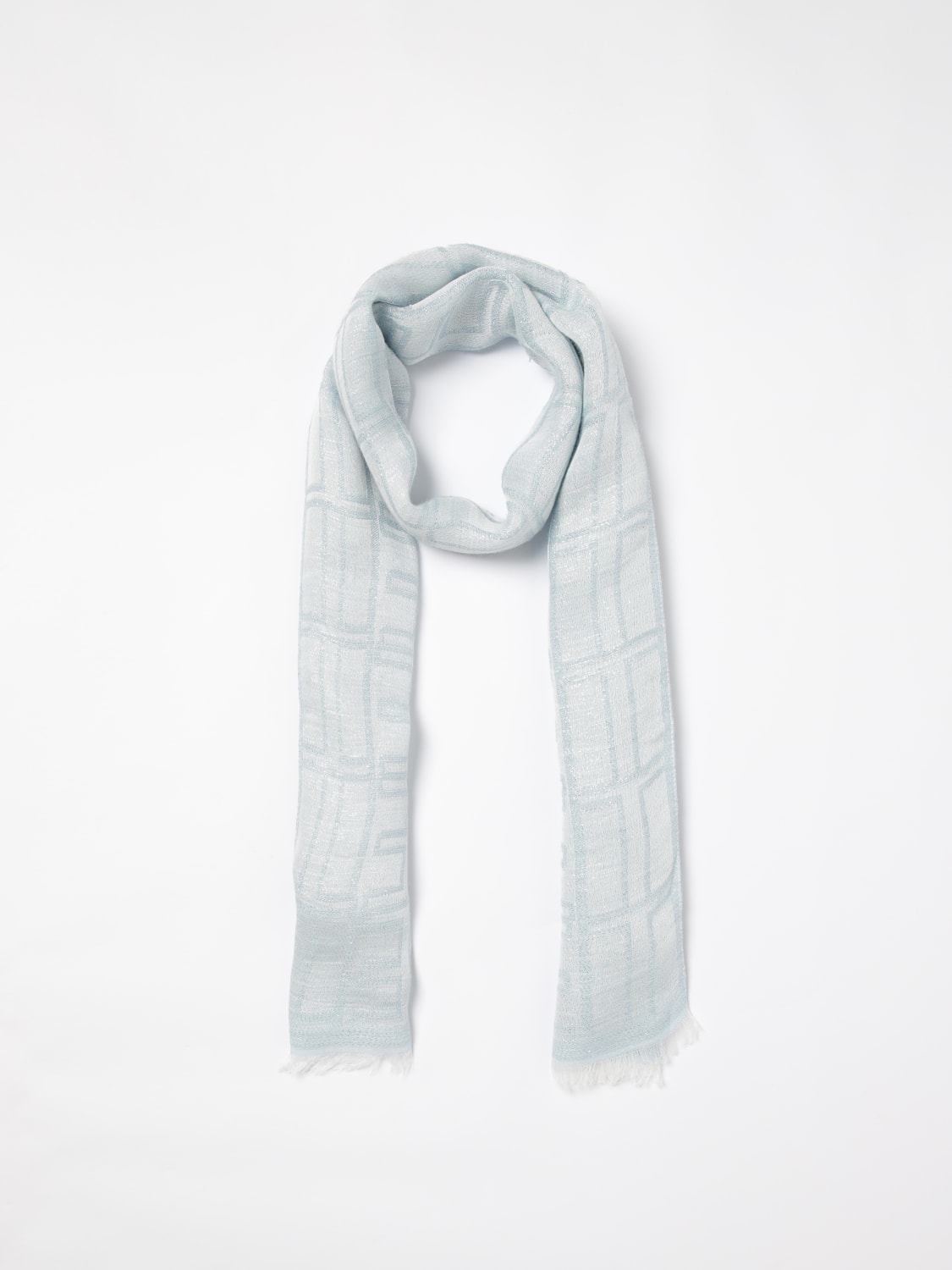 TWINSET SCARF: Neckerchief woman Twinset, Blue - Img 2
