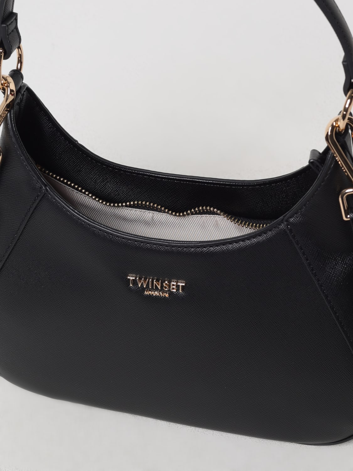 TWINSET MINI BOLSO: Bolso de hombro mujer Twinset, Negro - Img 3
