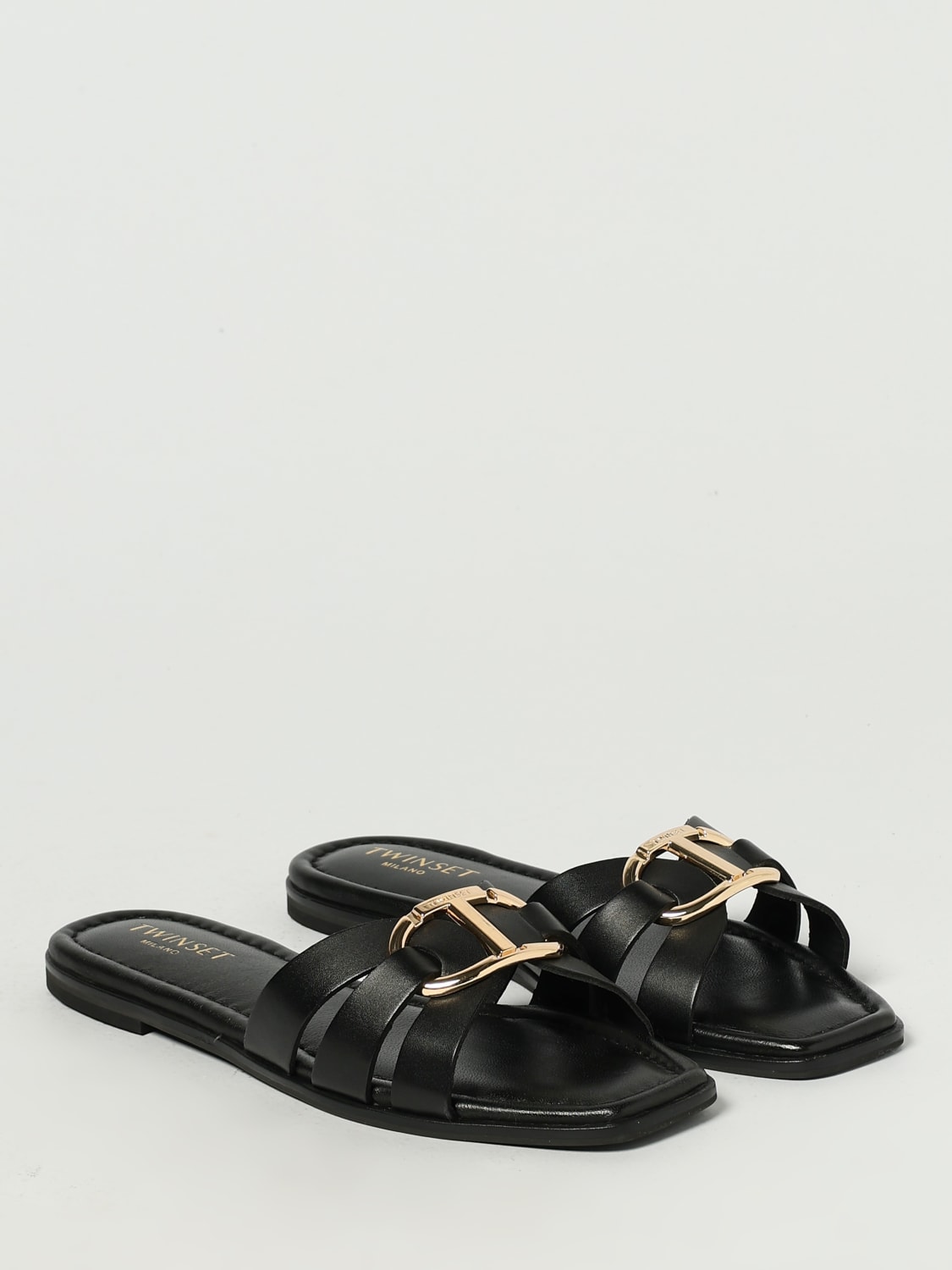 TWINSET HEELED SANDAL: Shoes woman Twinset, Black - Img 2