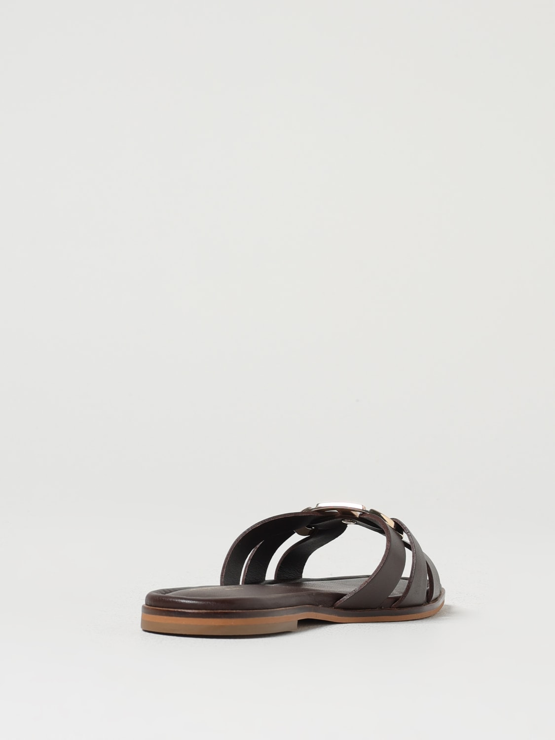 TWINSET HEELED SANDAL: Shoes woman Twinset, Brown - Img 3