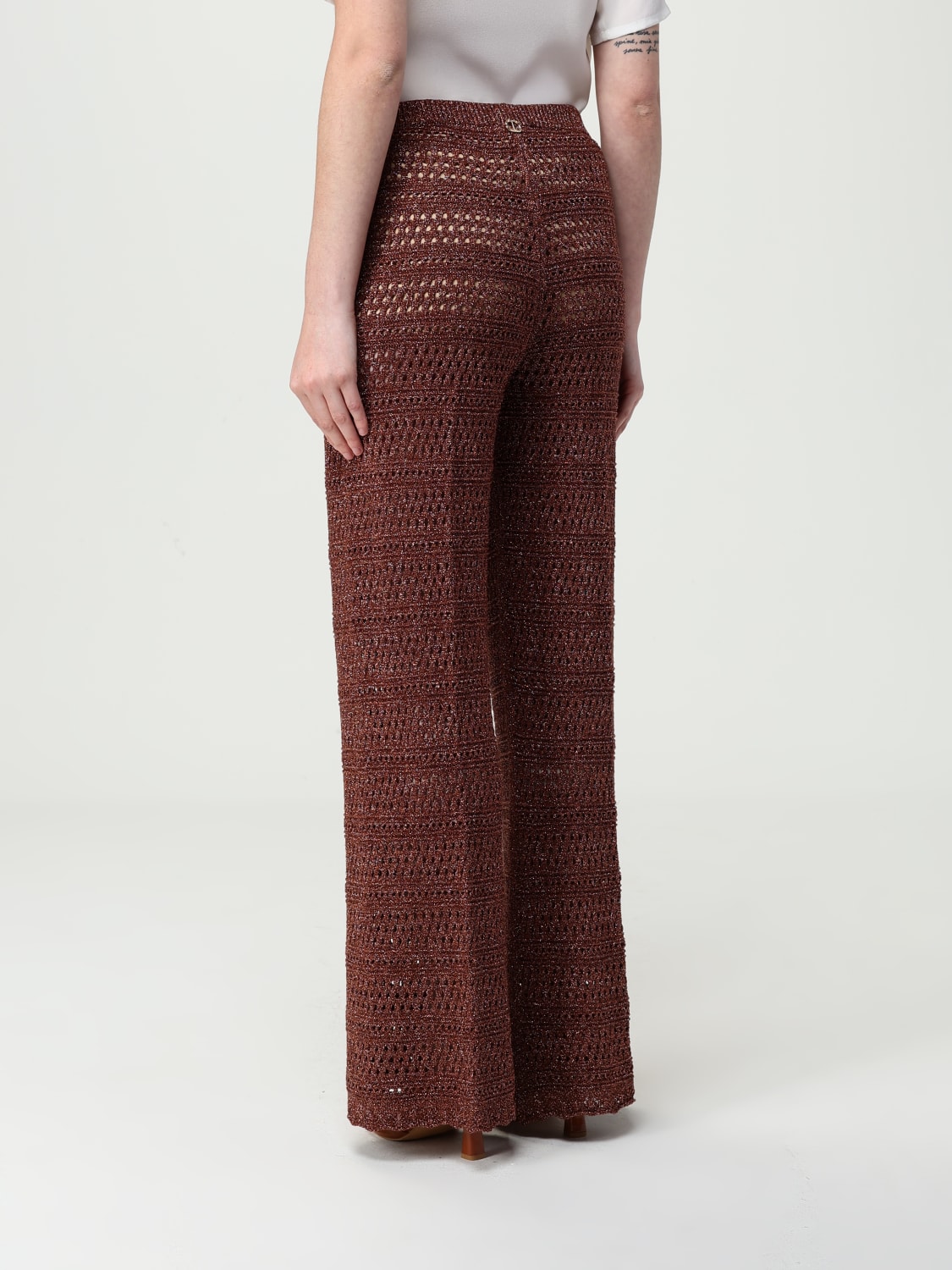 TWINSET PANTS: Pants woman Twinset, Bronze - Img 2