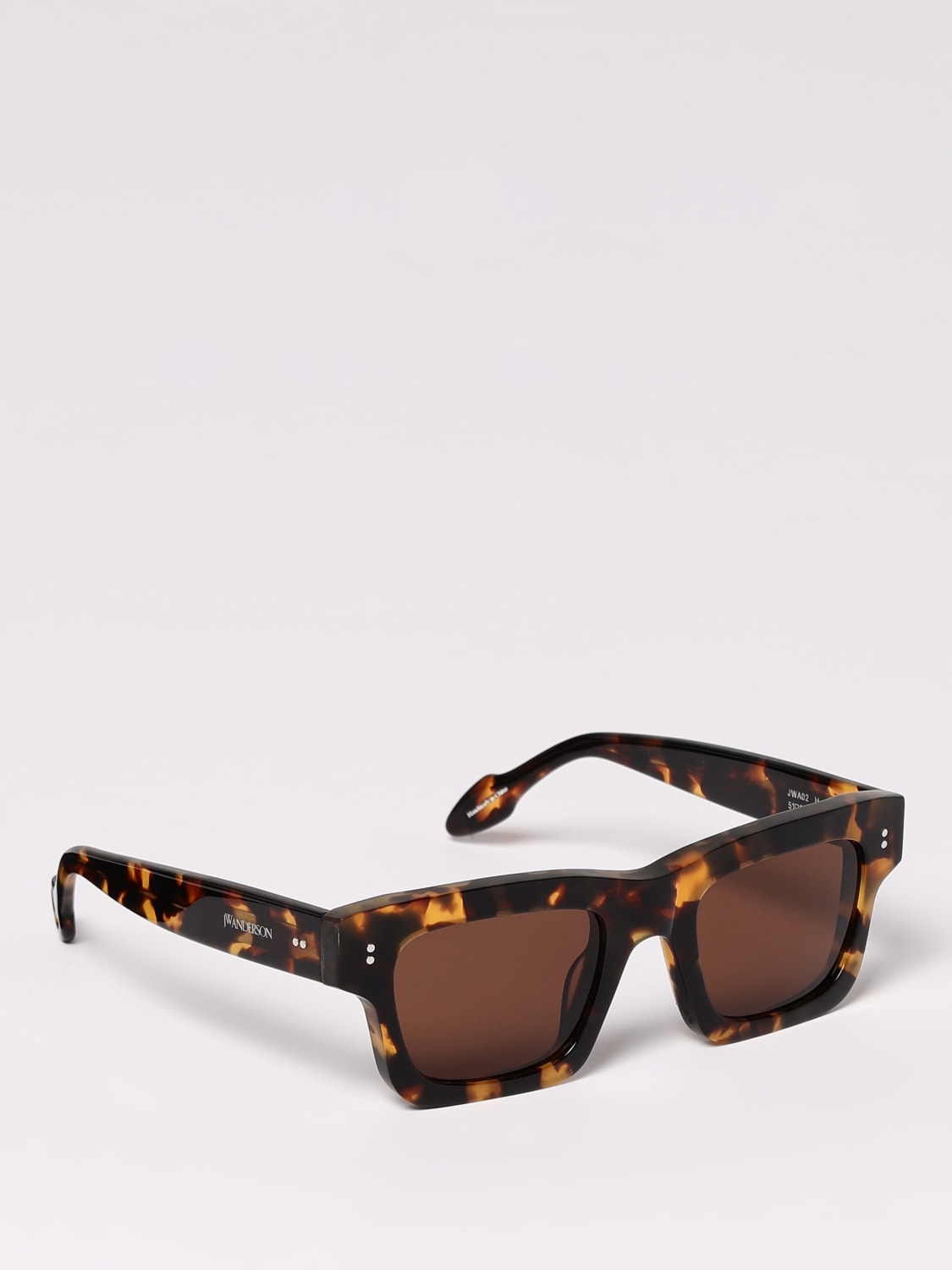 JW ANDERSON GAFAS DE SOL: Gafas de sol hombre Jw Anderson, Marrón Oscuro - Img 1