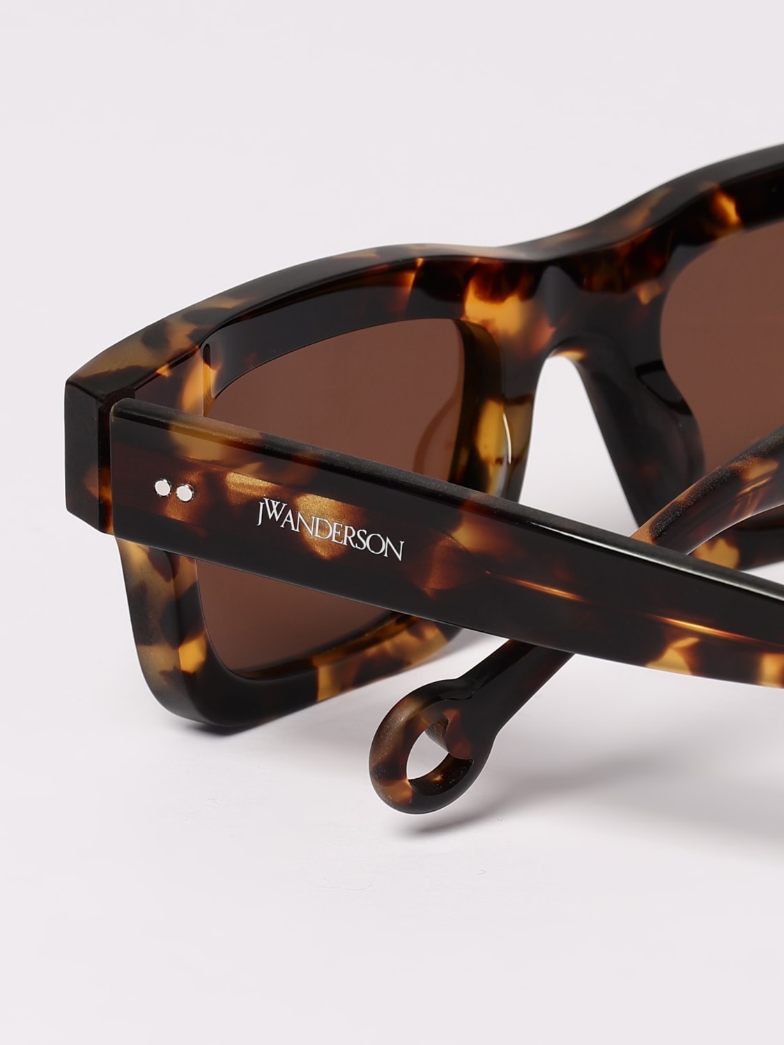 JW ANDERSON GAFAS DE SOL: Gafas de sol hombre Jw Anderson, Marrón Oscuro - Img 5