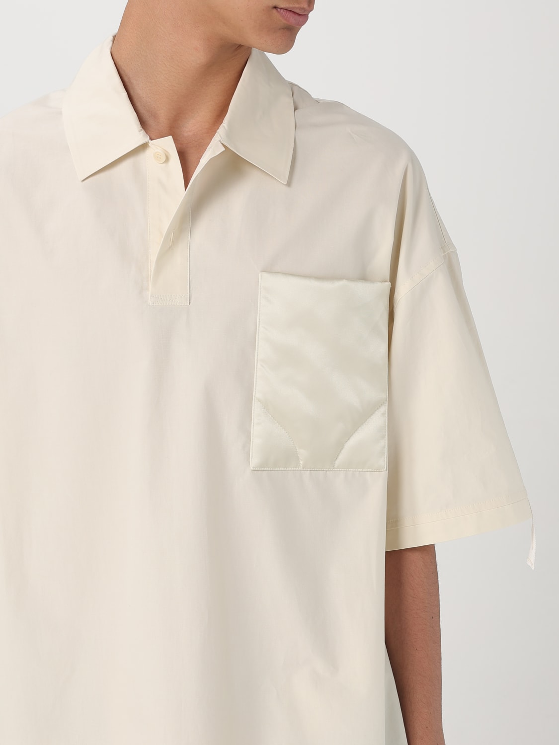 JW ANDERSON SHIRT: JW Anderson cotton polo shirt, Ivory - Img 5