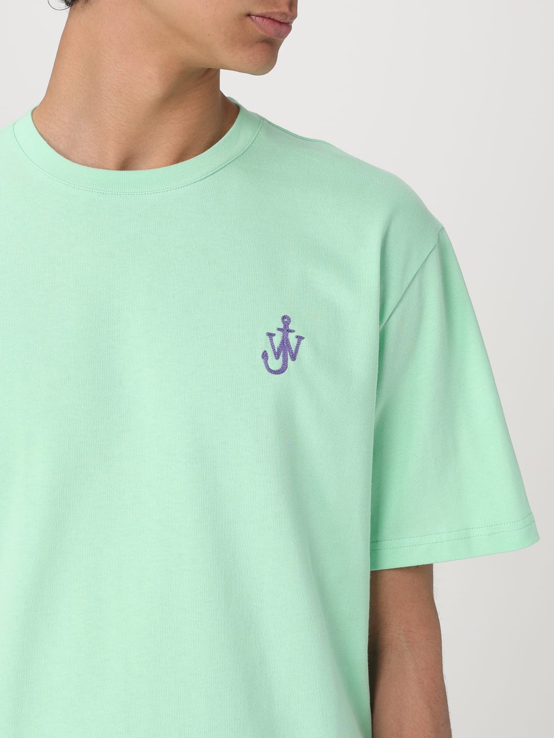 Tシャツ・カットソー JW ANDERSON Men T-shirt Mint JT0257PG1510 520 JW ANDERSON: T-shirt men - Mint | Jw Anderson t-shirt