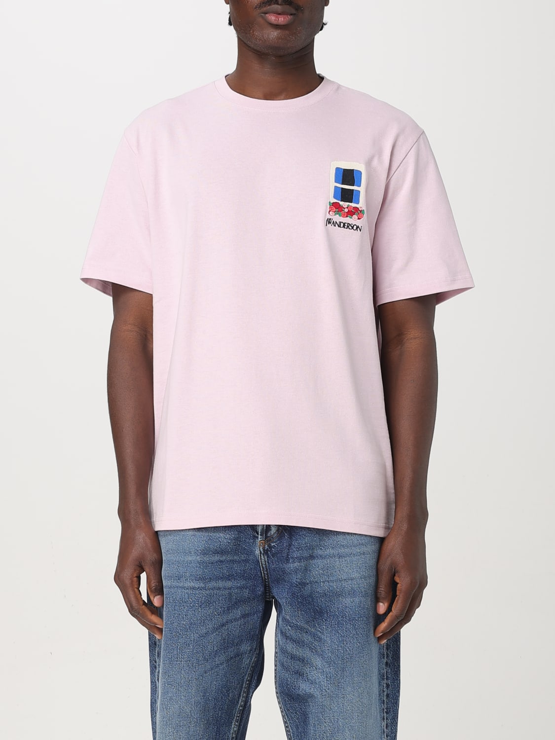 Tシャツ・カットソー JW ANDERSON Men T-shirt Pink JT0277PG1510 301 JW ANDERSON: T-shirt men - Pink | Jw Anderson t-shirt