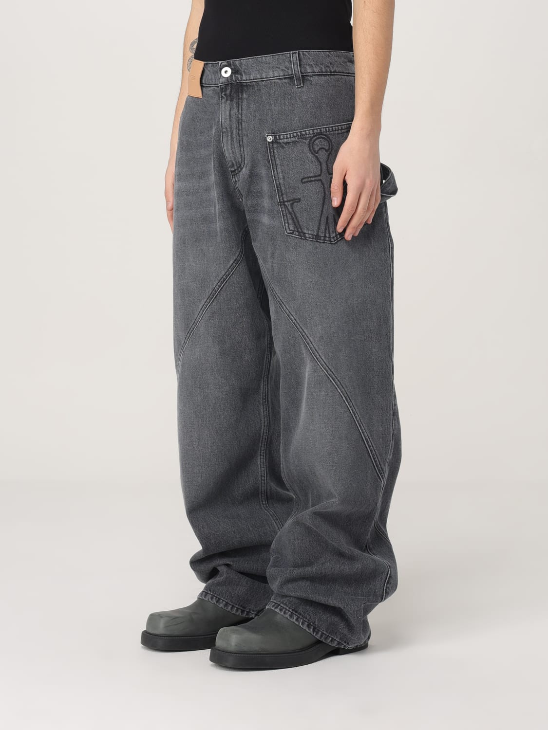 JW ANDERSON JEANS: Jeans men Jw Anderson, Black - Img 4