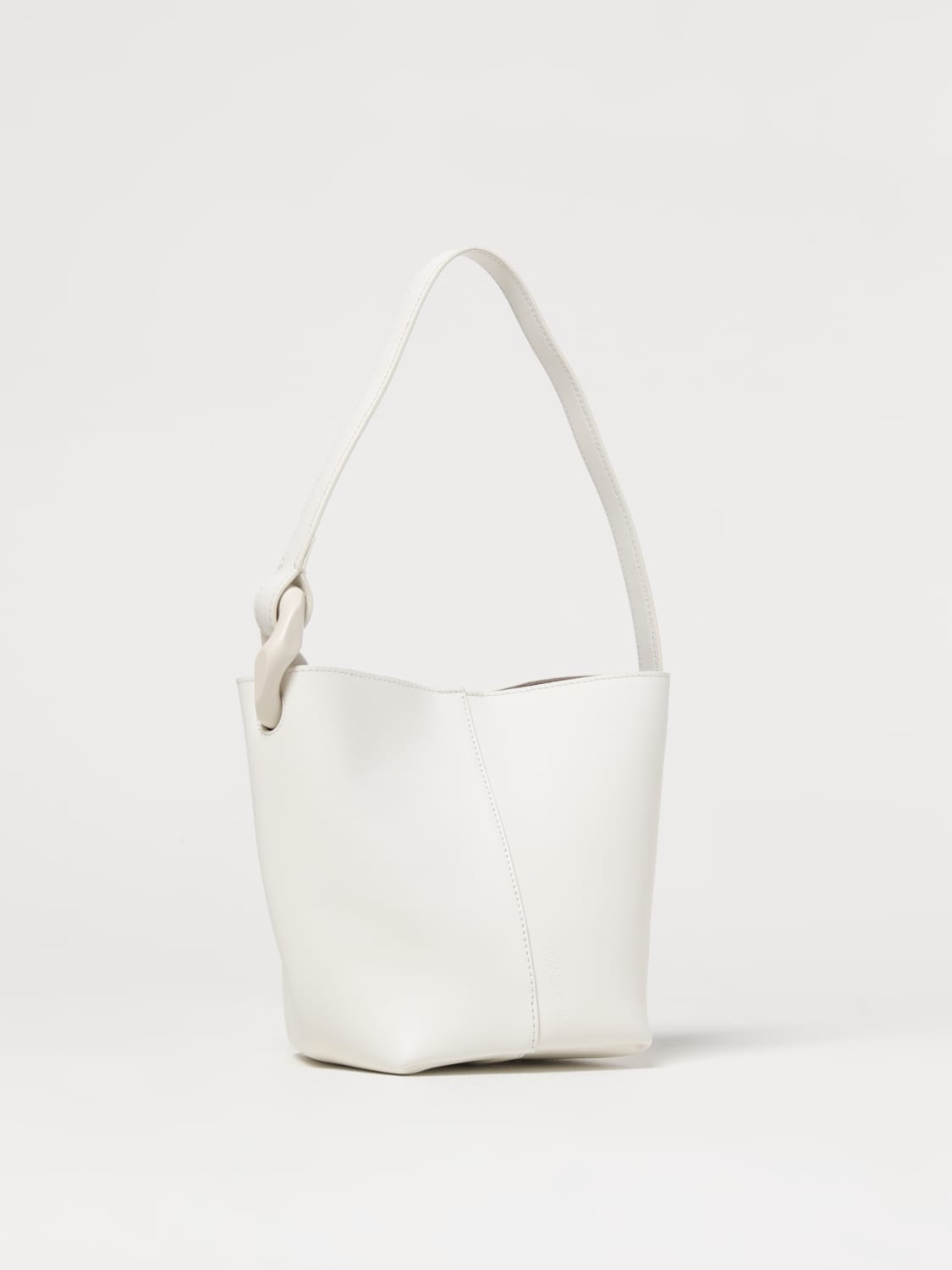 JW ANDERSON BORSA MINI: Borsa The JWA Corner Small JW Anderson in pelle , Bianco - Img 3