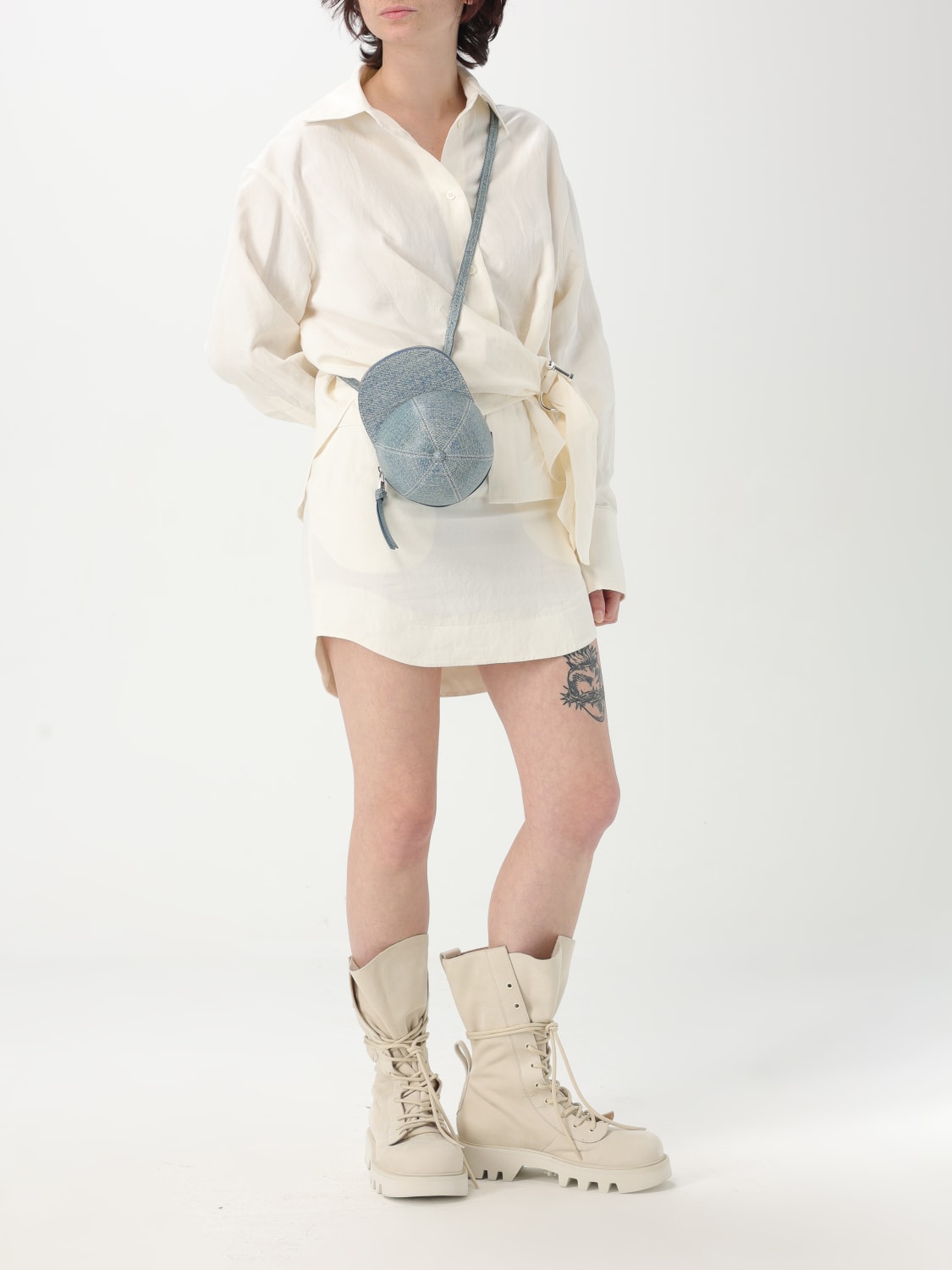 JW ANDERSON MINI BAG: Shoulder bag woman Jw Anderson, Blue - Img 2