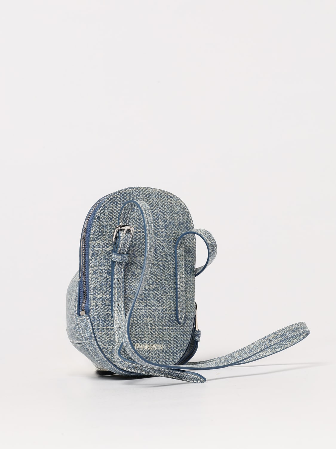 JW ANDERSON MINI BAG: Shoulder bag woman Jw Anderson, Blue - Img 3