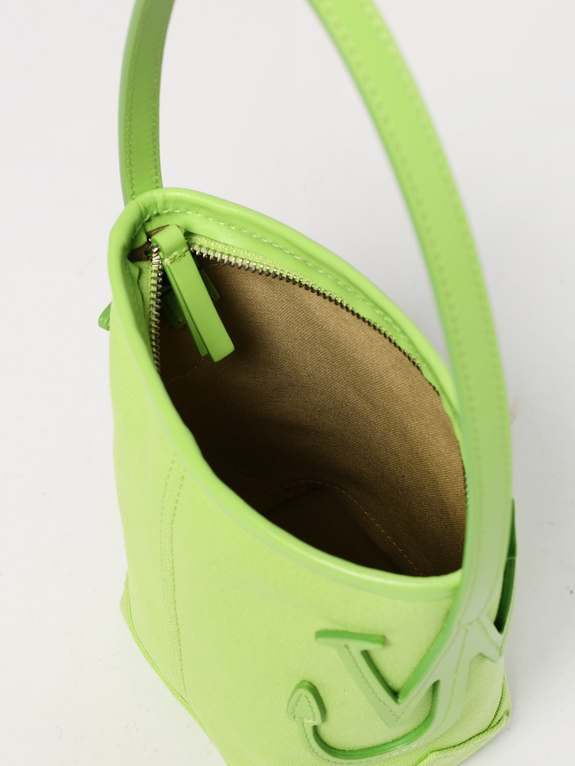 JW ANDERSON BORSA A SPALLA: Borsa a spalla Anchor Hobo Handle Bag JW Anderson, Lime - Img 5