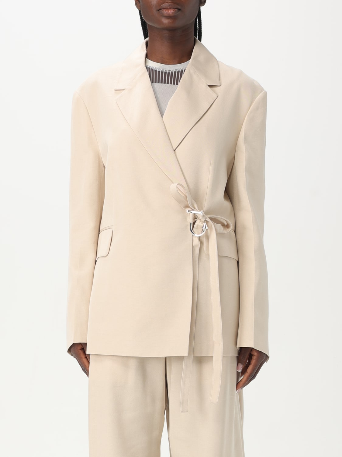 アウターその他 JW ANDERSON Woman Blazer Beige JK0369PG1684 132 JW ANDERSON: Blazer woman - Beige | Jw Anderson blazer