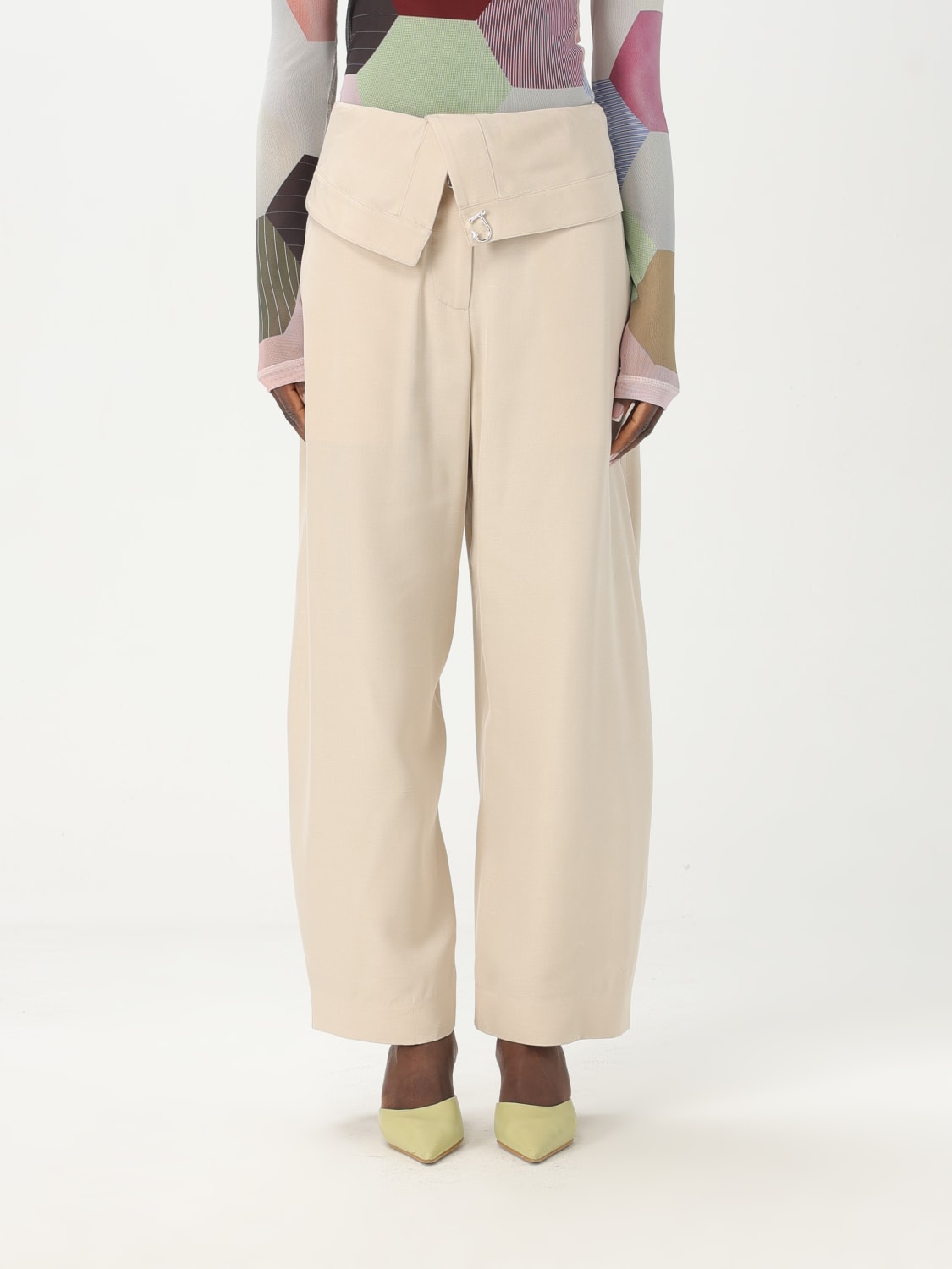 パンツ JW ANDERSON Woman Pants Beige TR0394PG1684 132 JW ANDERSON: Pants woman - Beige | Jw Anderson pants