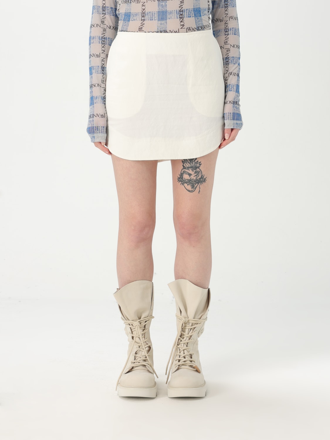 JW ANDERSON ROCK: Rock damen Jw Anderson, Weiß - Img 1