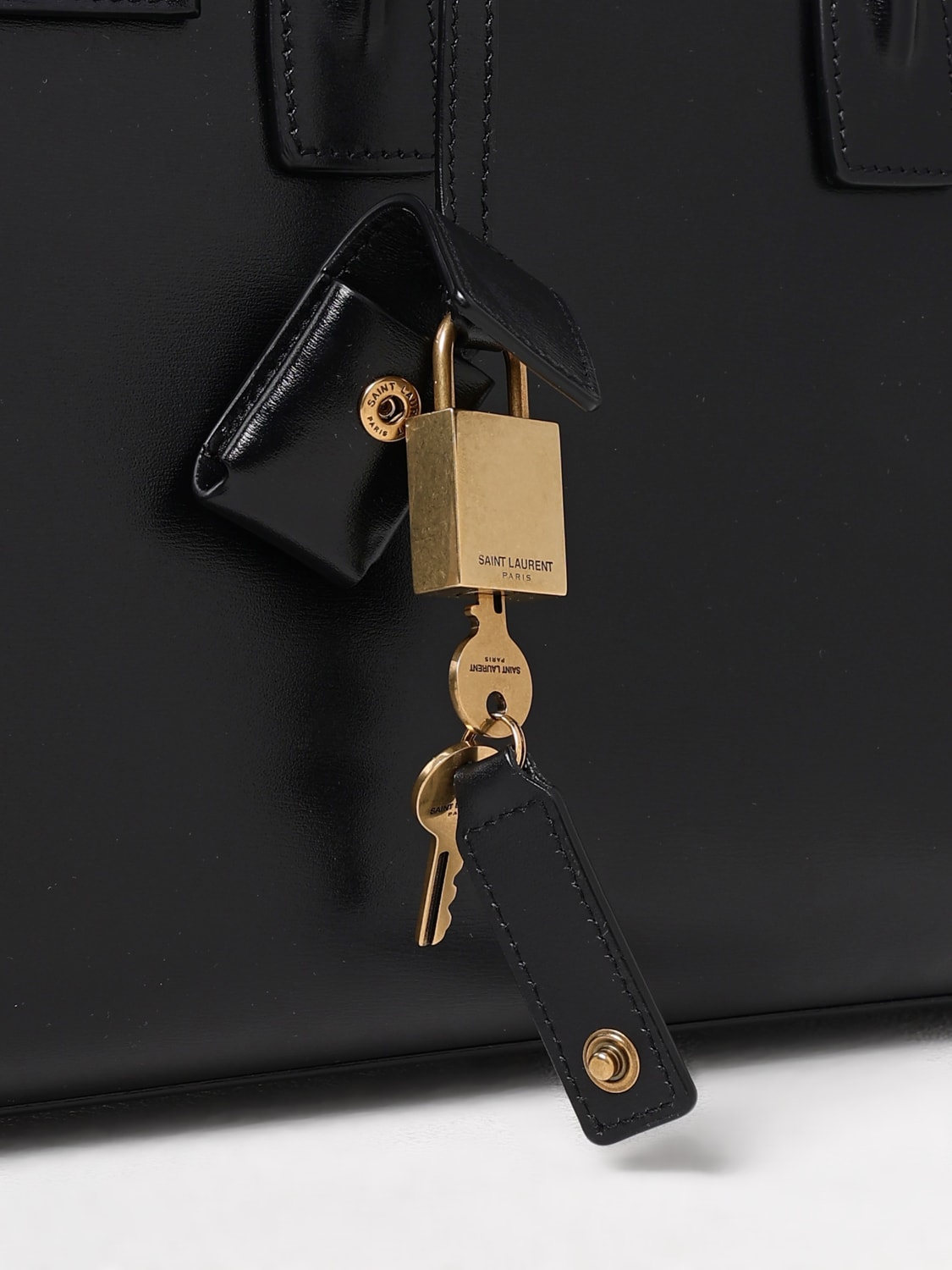 SAINT LAURENT TOTE BAG: Shoulder bag woman Saint Laurent, Black - Img 4