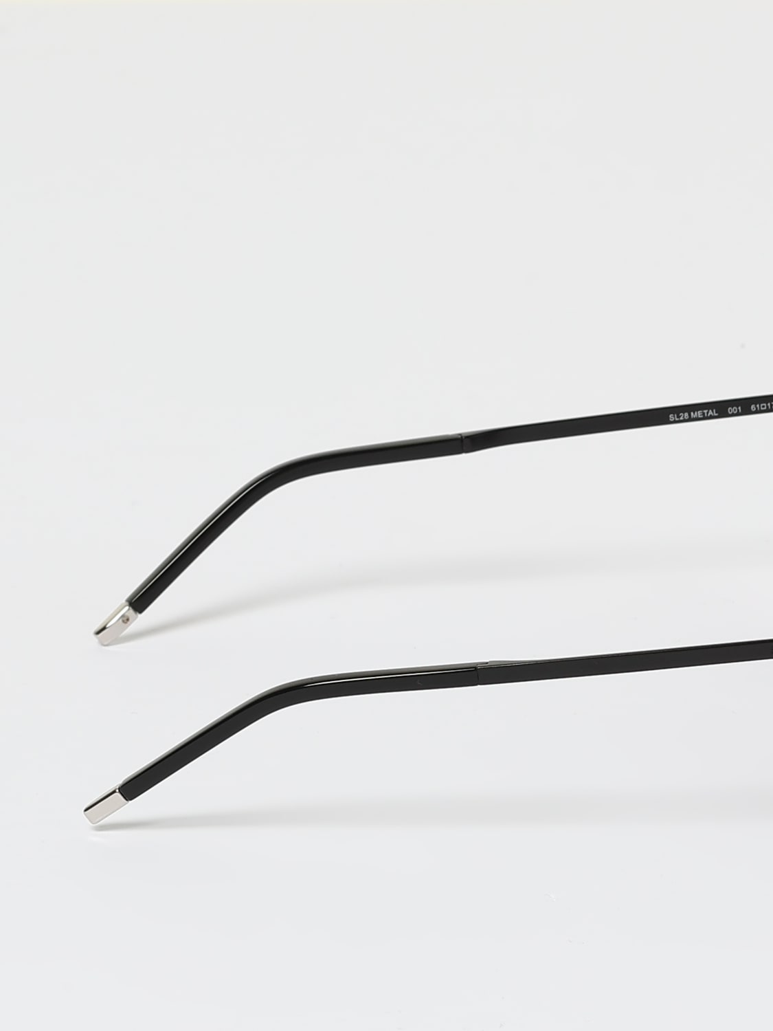 サングラス SAINT LAURENT Woman Sunglasses Silver 508622Y9902 1006 Saint Laurent Women's Metal Round Sunglasses - Silver | Coggles