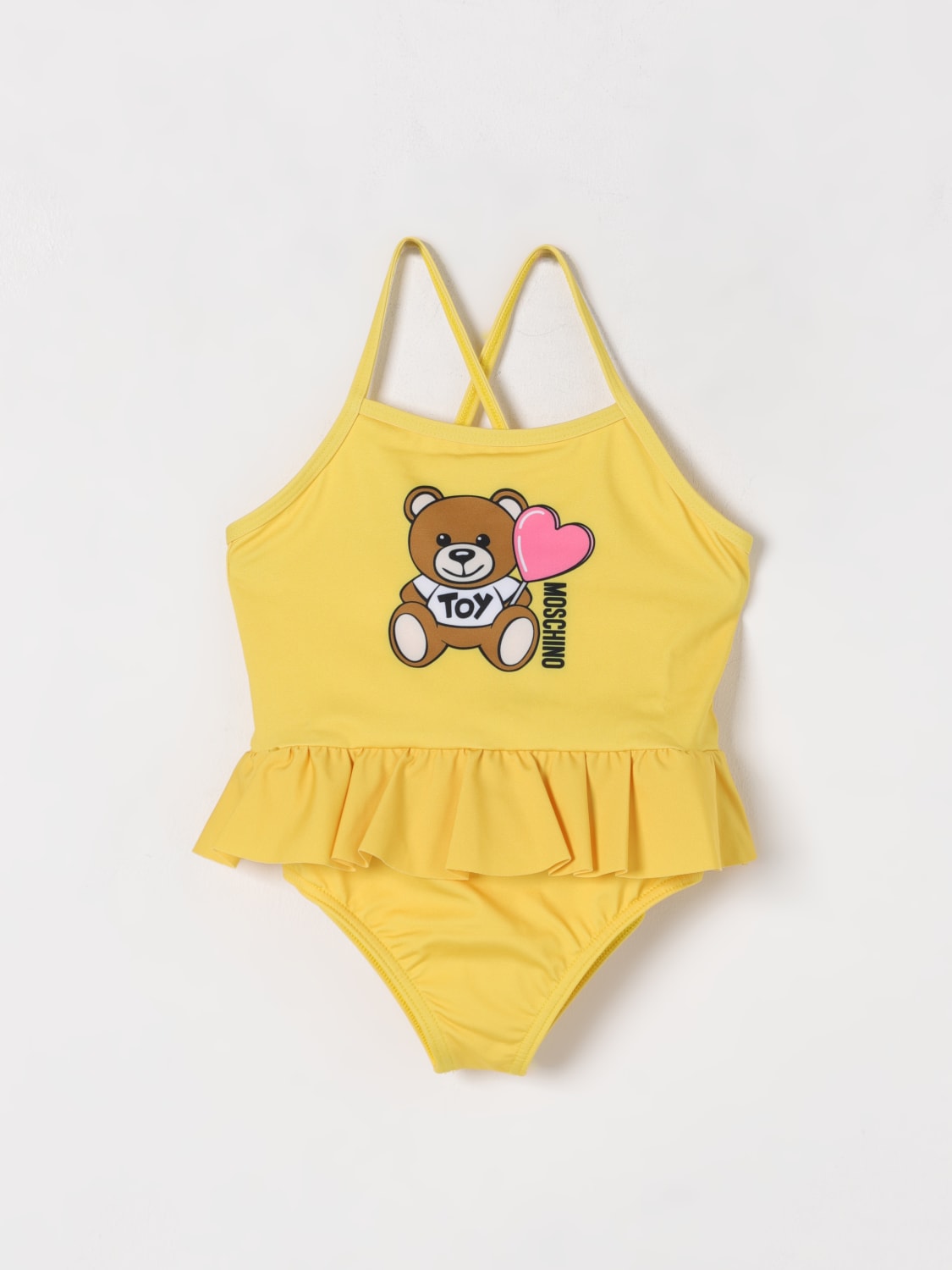 MOSCHINO MAILLOT DE BAIN: Maillot de bain enfant Moschino, Jaune - Img 1