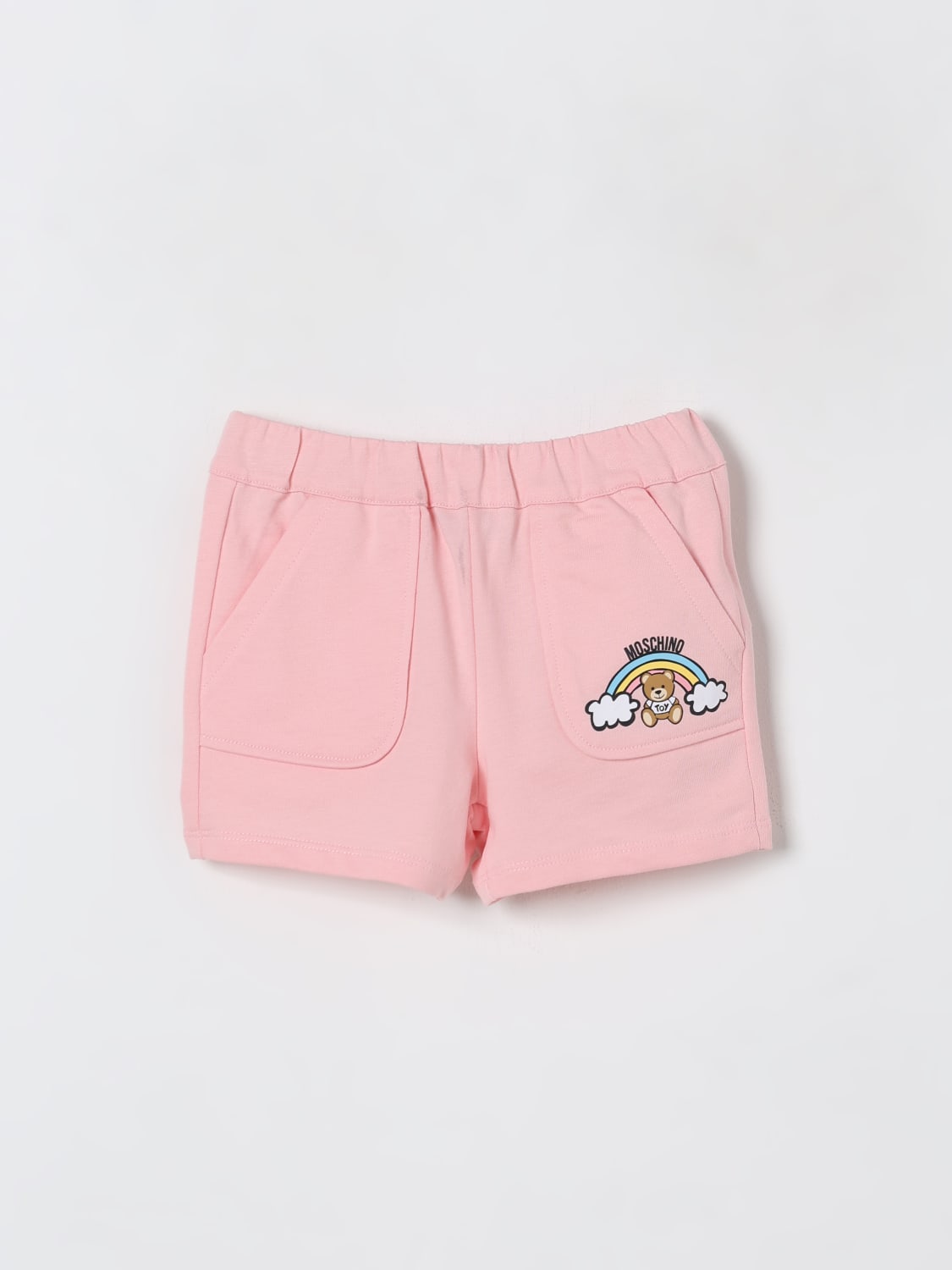 MOSCHINO SHORTS: Shorts kids Moschino, Pink - Img 1