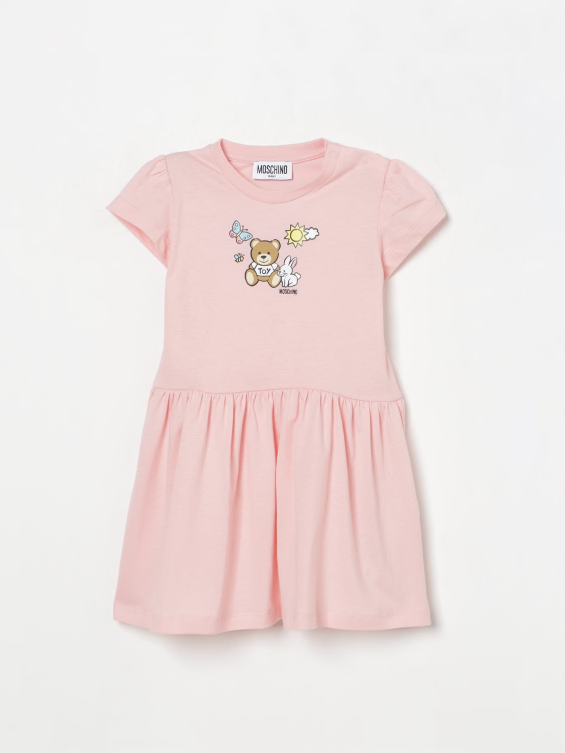 MOSCHINO КОМБИНЕЗОН: Комбинезон Детское Moschino, Розовый - Img 1