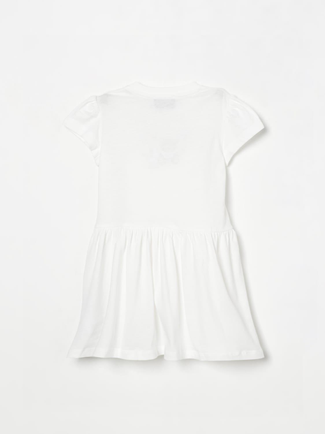 MOSCHINO ABITO: Abito in cotone Teddy Bear Moschino, Panna - Img 2