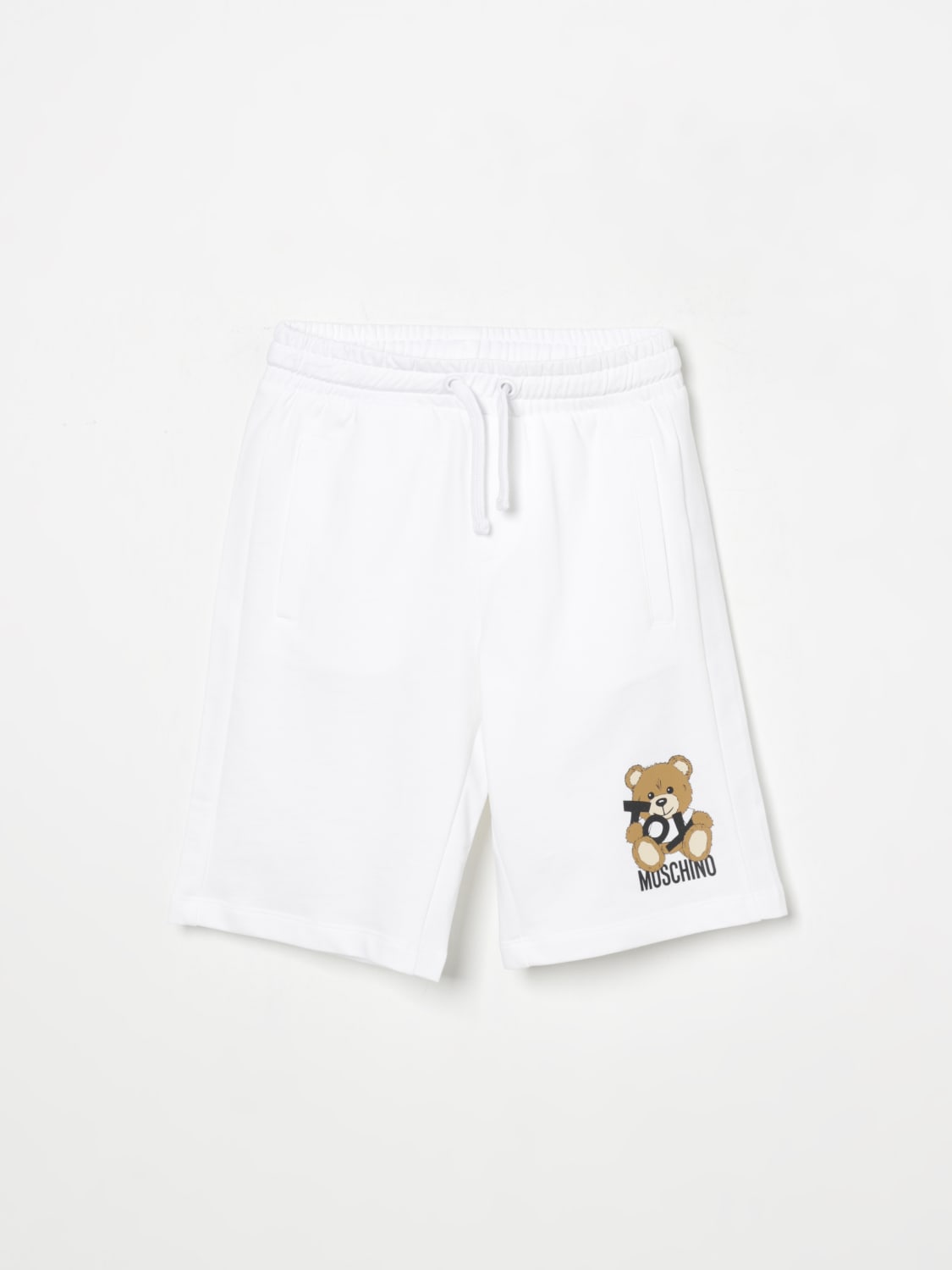 MOSCHINO SHORTS: Shorts kids Moschino, White - Img 1