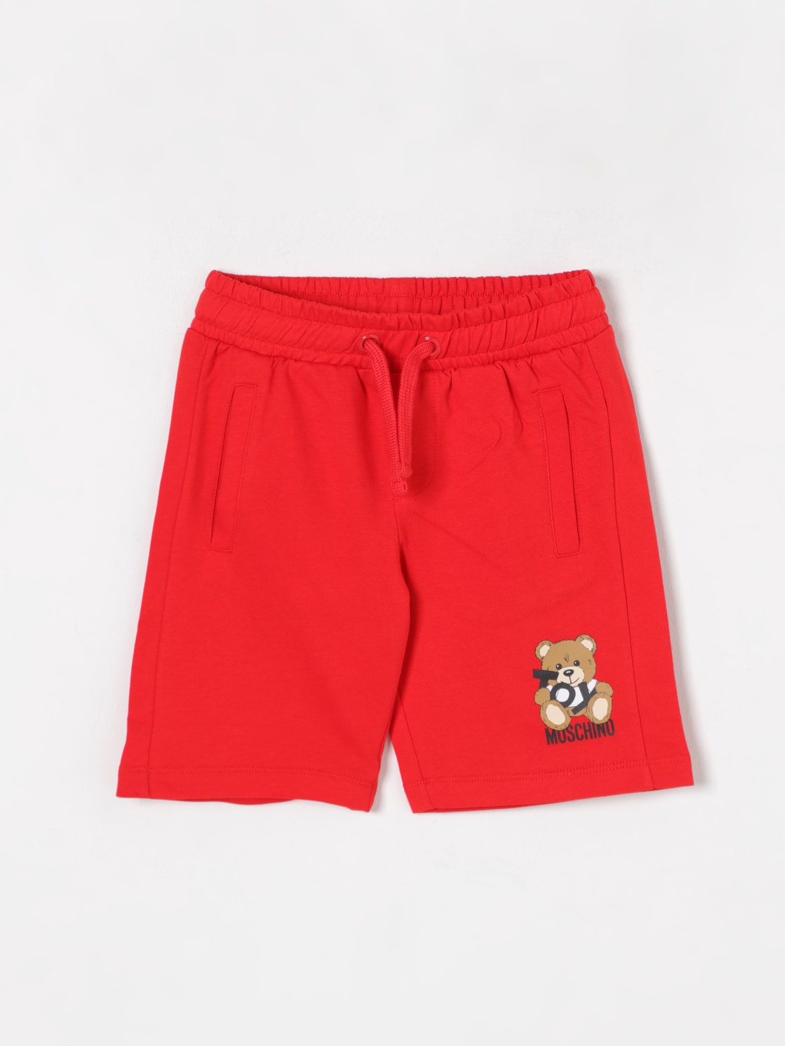 MOSCHINO SHORTS: Shorts kids Moschino, Red - Img 1
