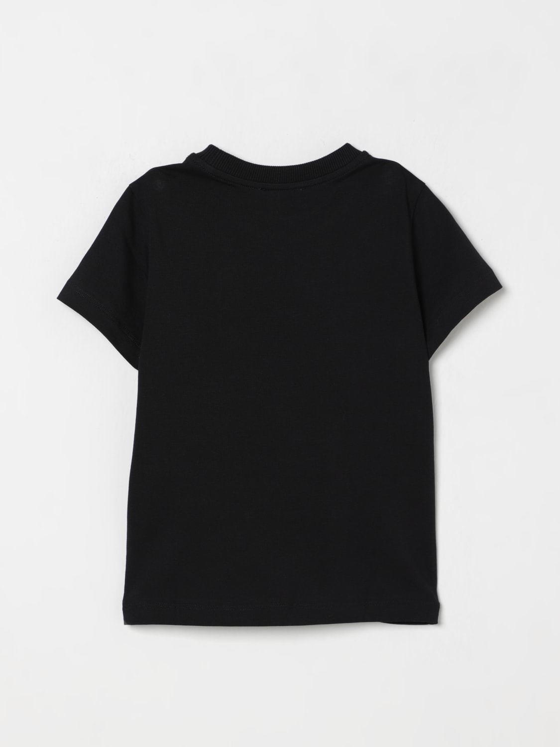 MOSCHINO T-SHIRT: T-shirt in cotone con logo Moschino, Nero - Img 2