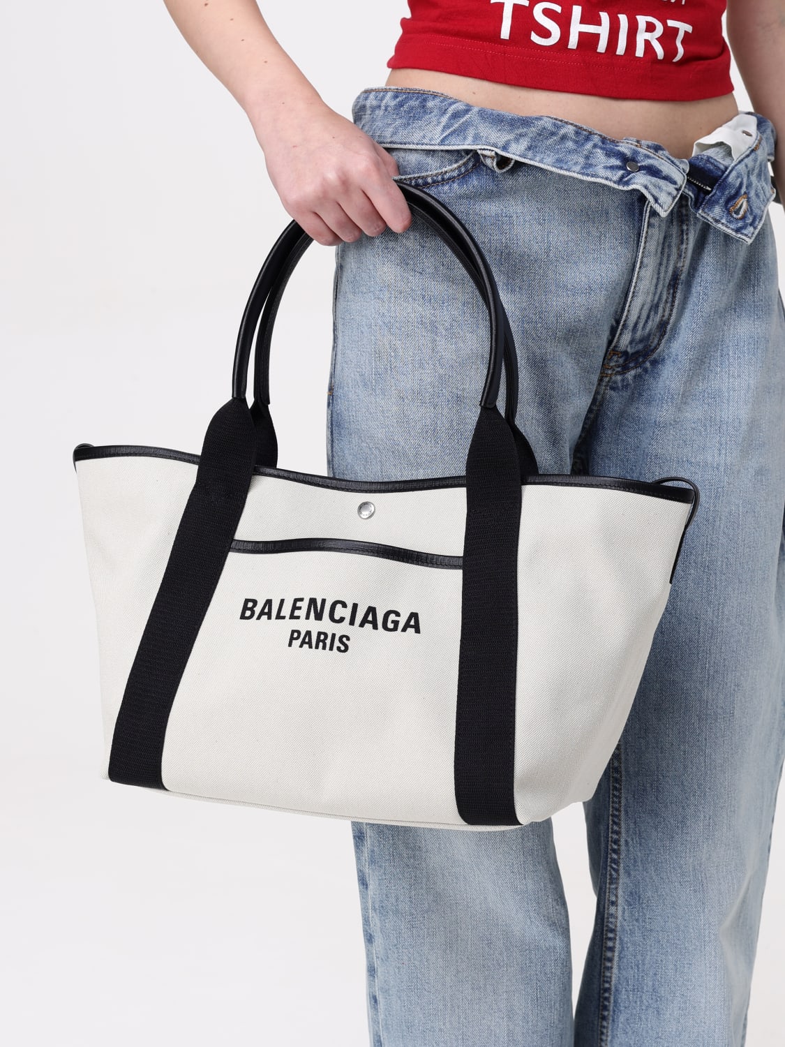 BALENCIAGA SHOULDER BAG: Shoulder bag woman Balenciaga, Natural - Img 2