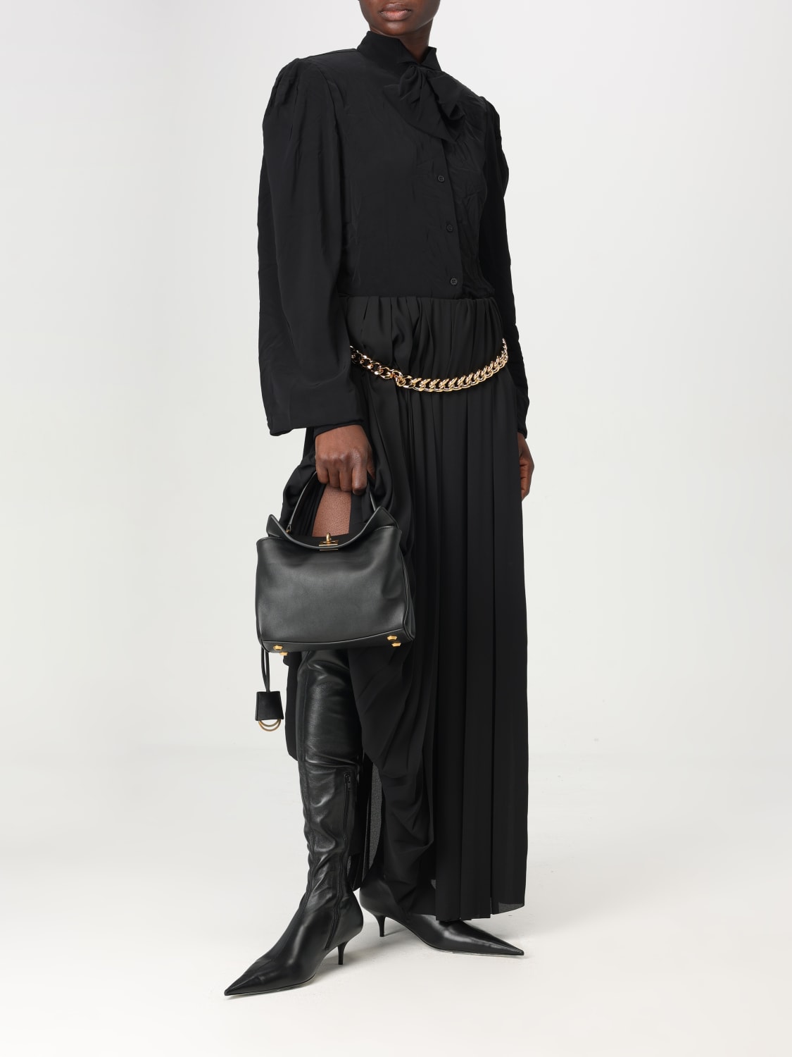 BALENCIAGA スカート: スカート レディース Balenciaga, ブラック - Img 2