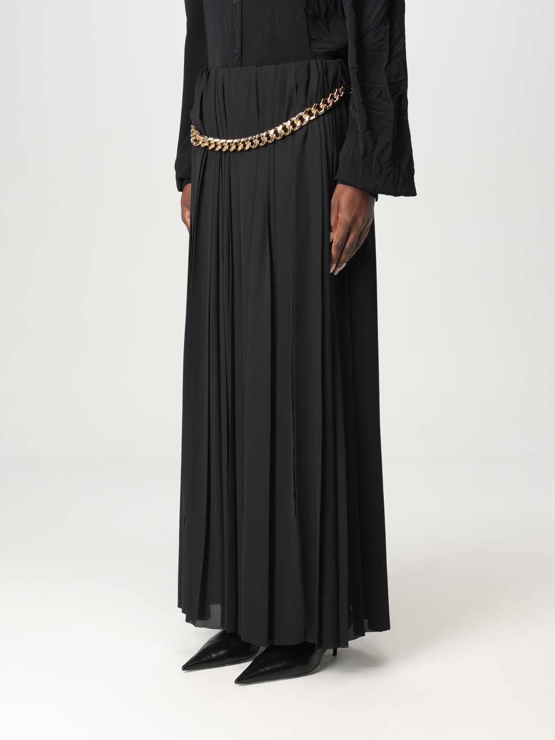 BALENCIAGA スカート: スカート レディース Balenciaga, ブラック - Img 4