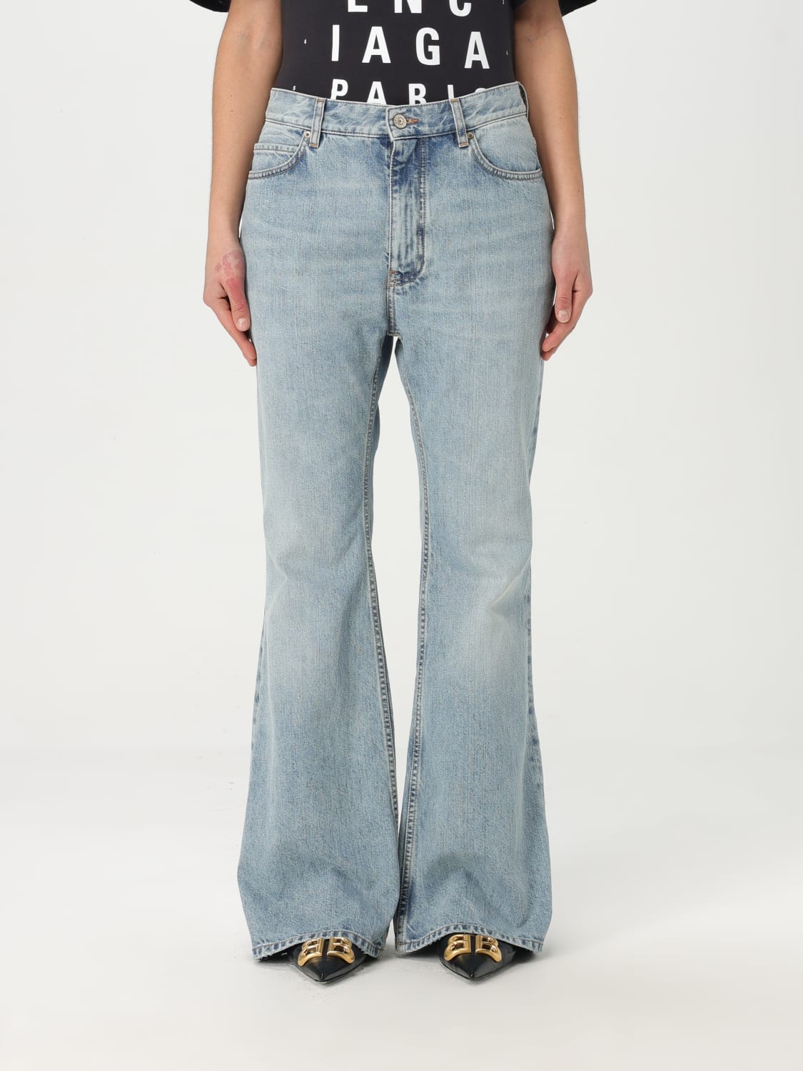 デニム・ジーパン BALENCIAGA Woman Jeans Denim 790405 TRW55 6185 BALENCIAGA: Pants woman - Denim | Balenciaga jeans 790405