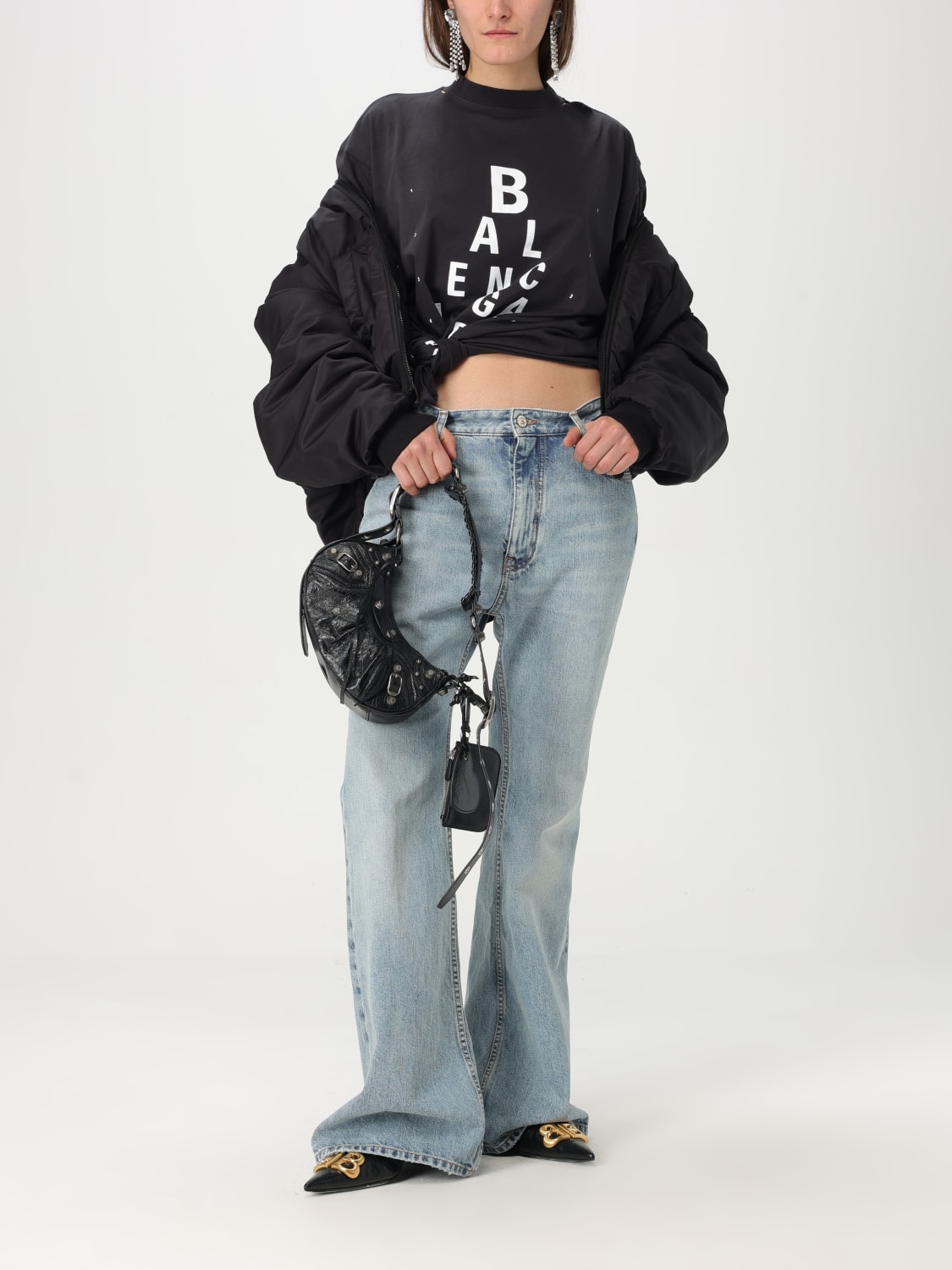 デニム・ジーパン BALENCIAGA Woman Jeans Denim 790405 TRW55 6185 BALENCIAGA: Pants woman - Denim | Balenciaga jeans 790405