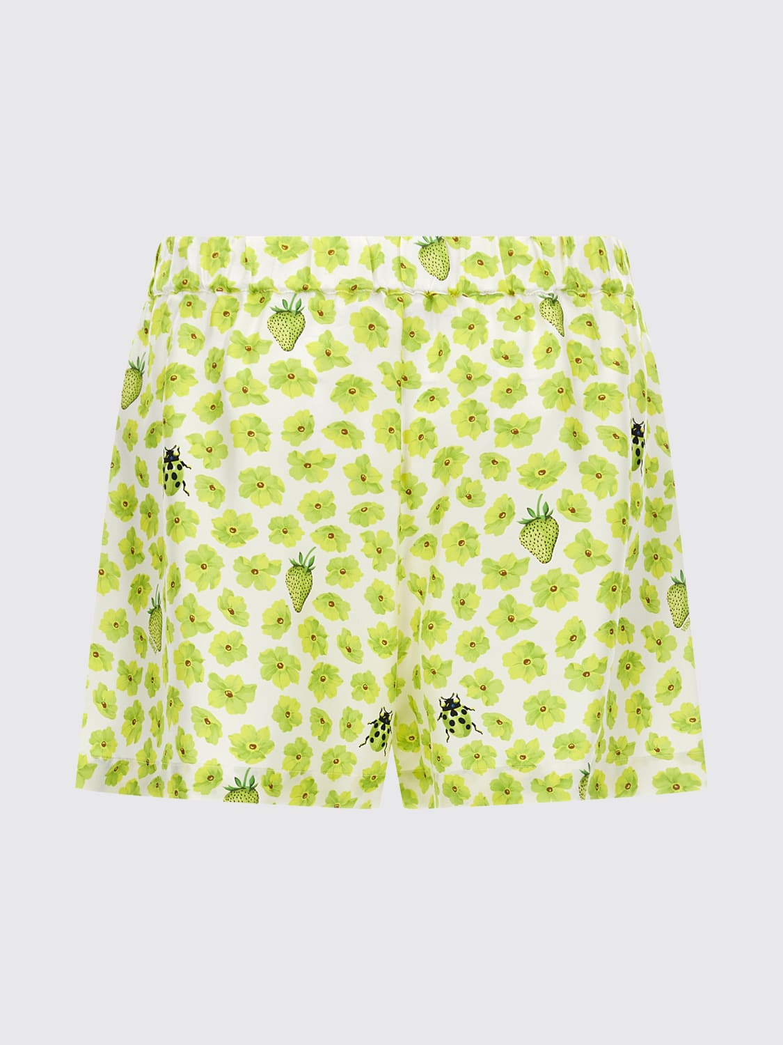 VERSACE PANTALONES CORTOS: Pantalòn cortos mujer Versace, Verde - Img 2