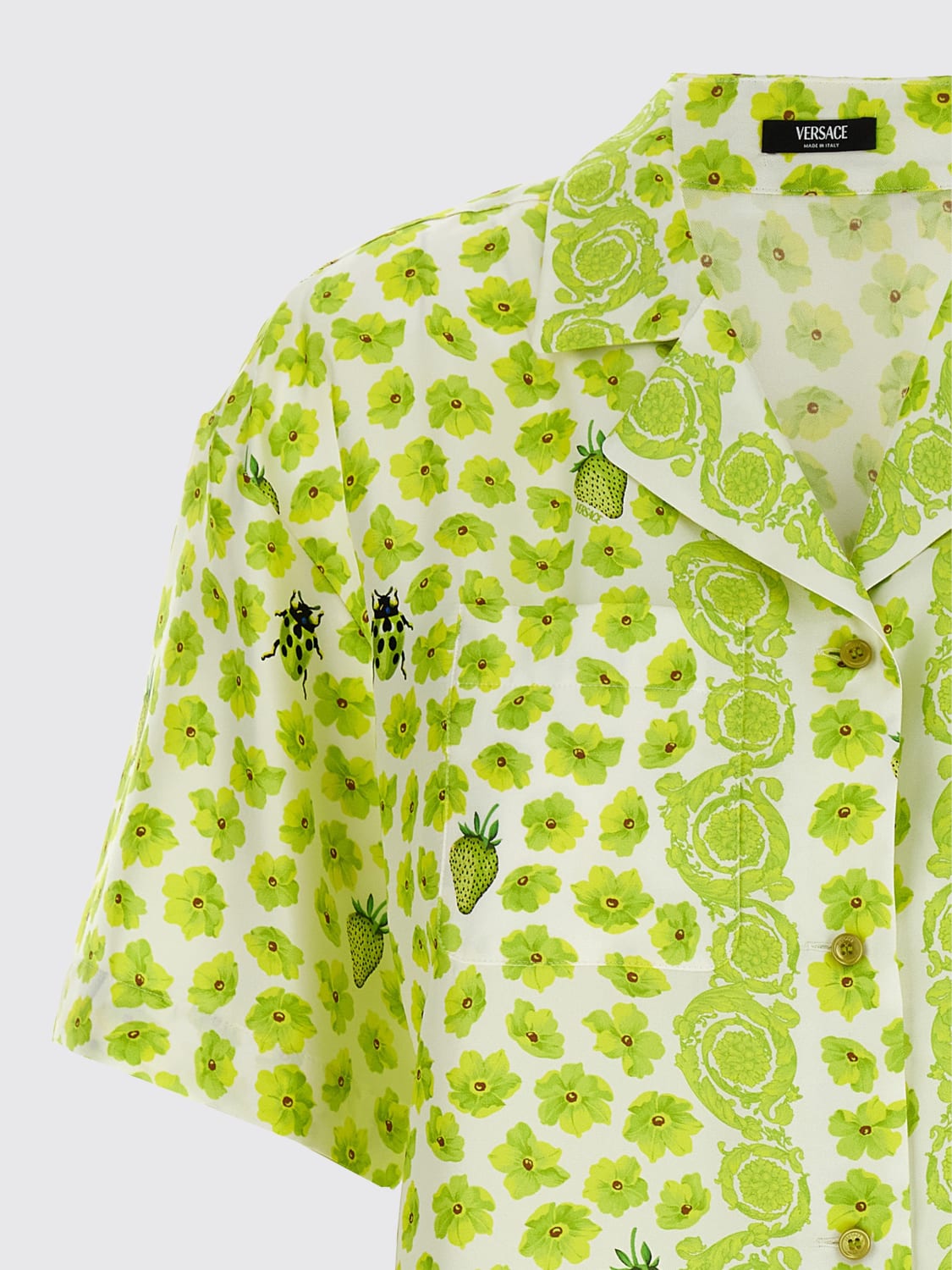 VERSACE SHIRT: Shirt woman Versace, Green - Img 3