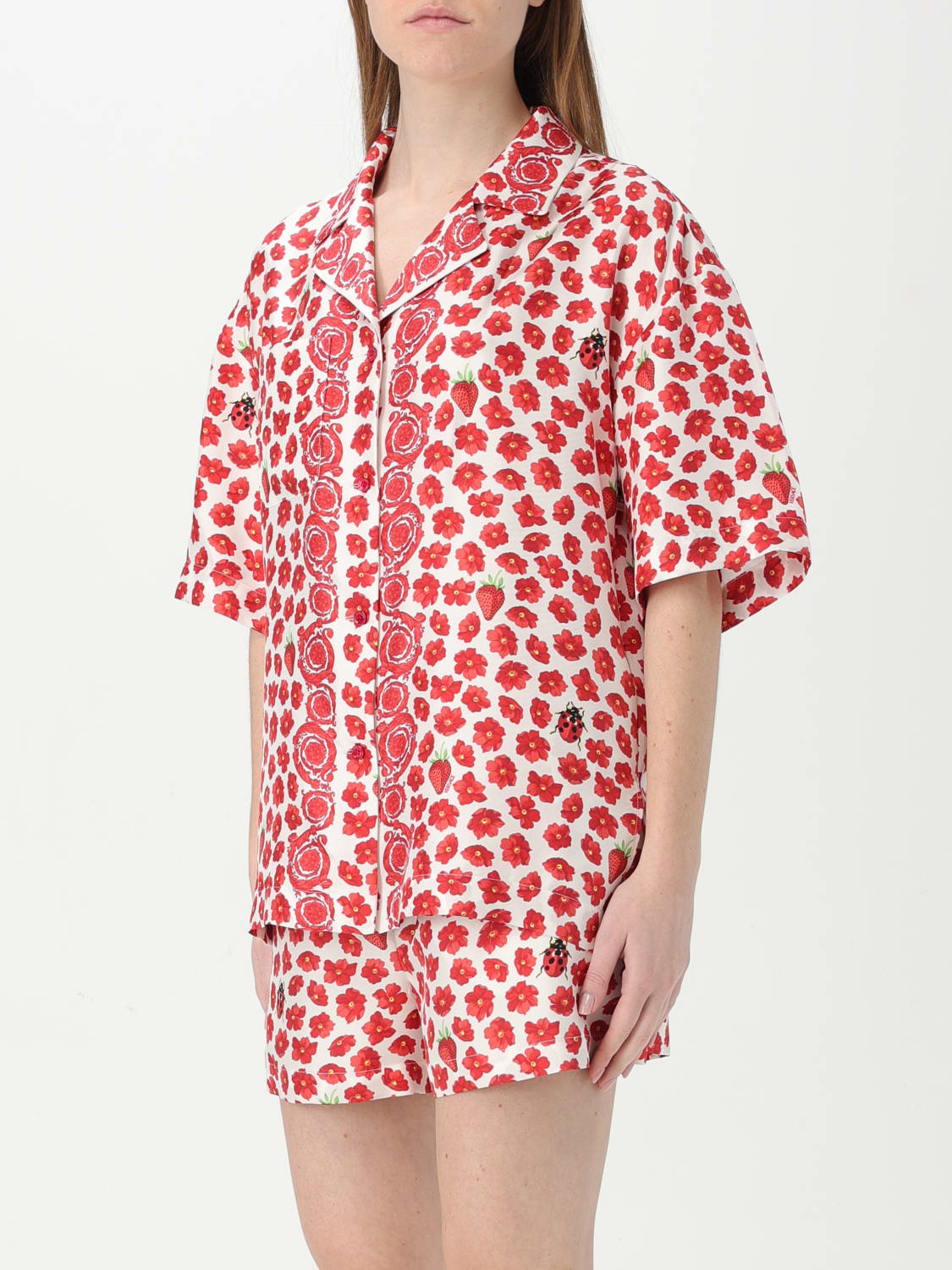 VERSACE SHIRT: Shirt woman Versace, Red - Img 4