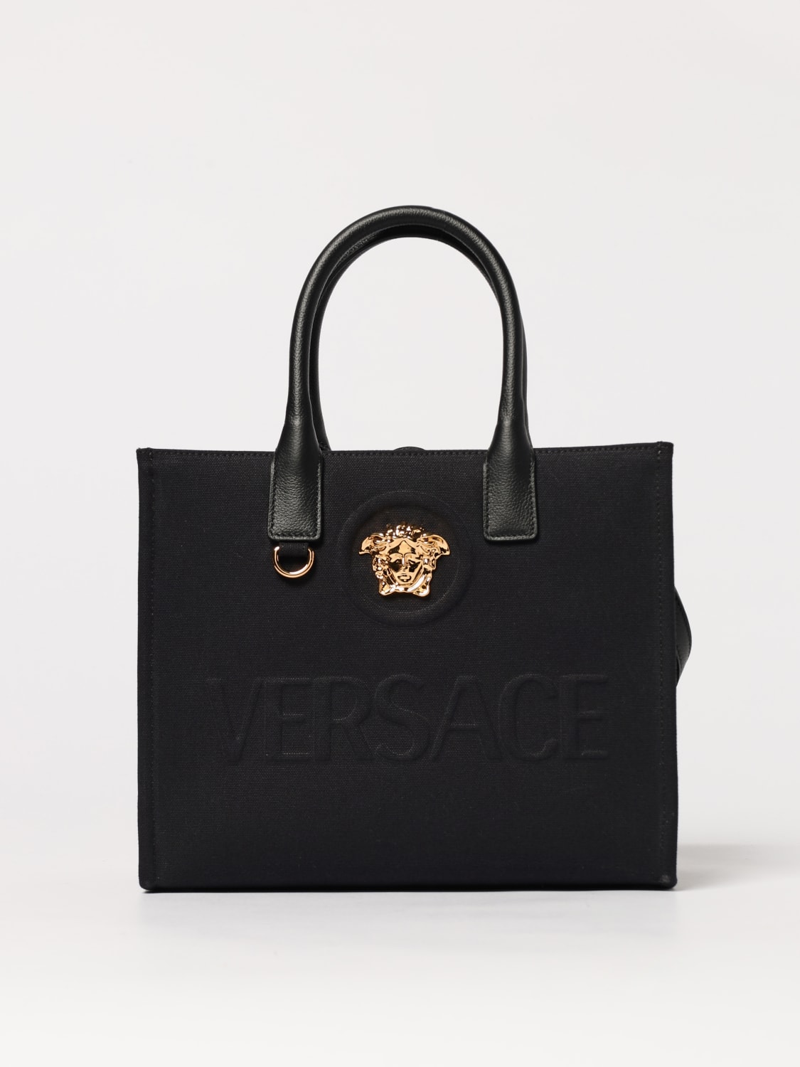 GIANNI VERSACE ブラックハンドバッグ