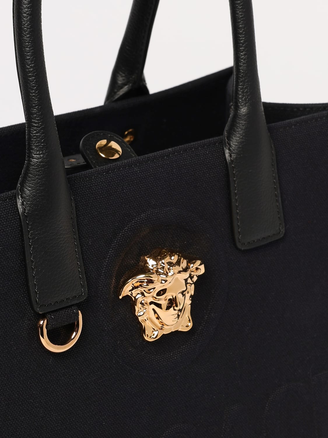 トートバッグ VERSACE Woman Tote bags Black 10058611A03095 1B00V Versace Tote Bags for Women