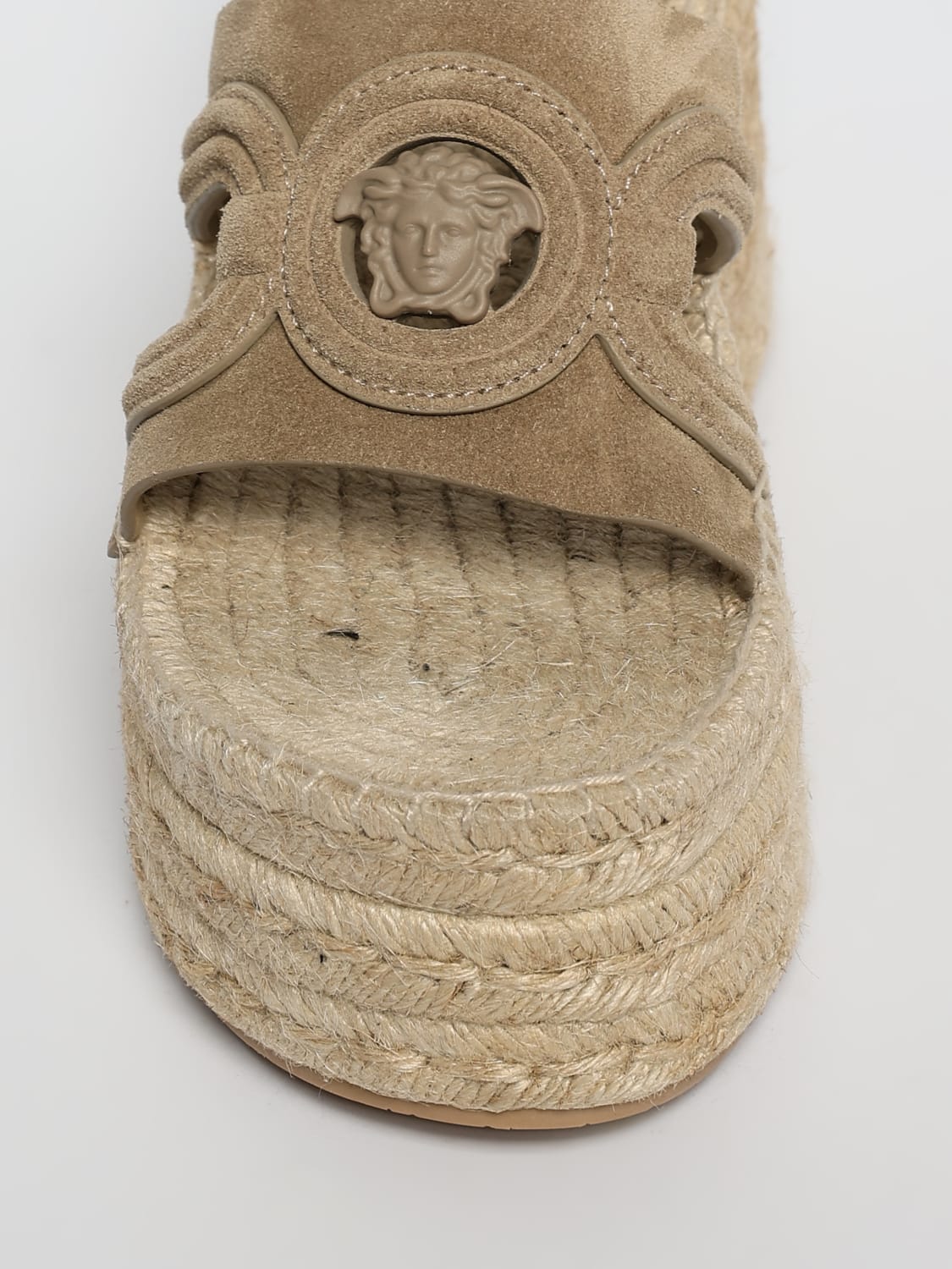 フラットシューズ VERSACE Woman Espadrilles Beige 10178521A13293 1K880 VERSACE: Shoes woman - Beige | Versace espadrilles